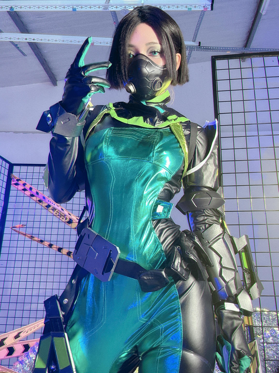 越南coser-Umeko J NO.081 cosplay Viper Valorant [133P10V 2.67GB]-Pic_第5集