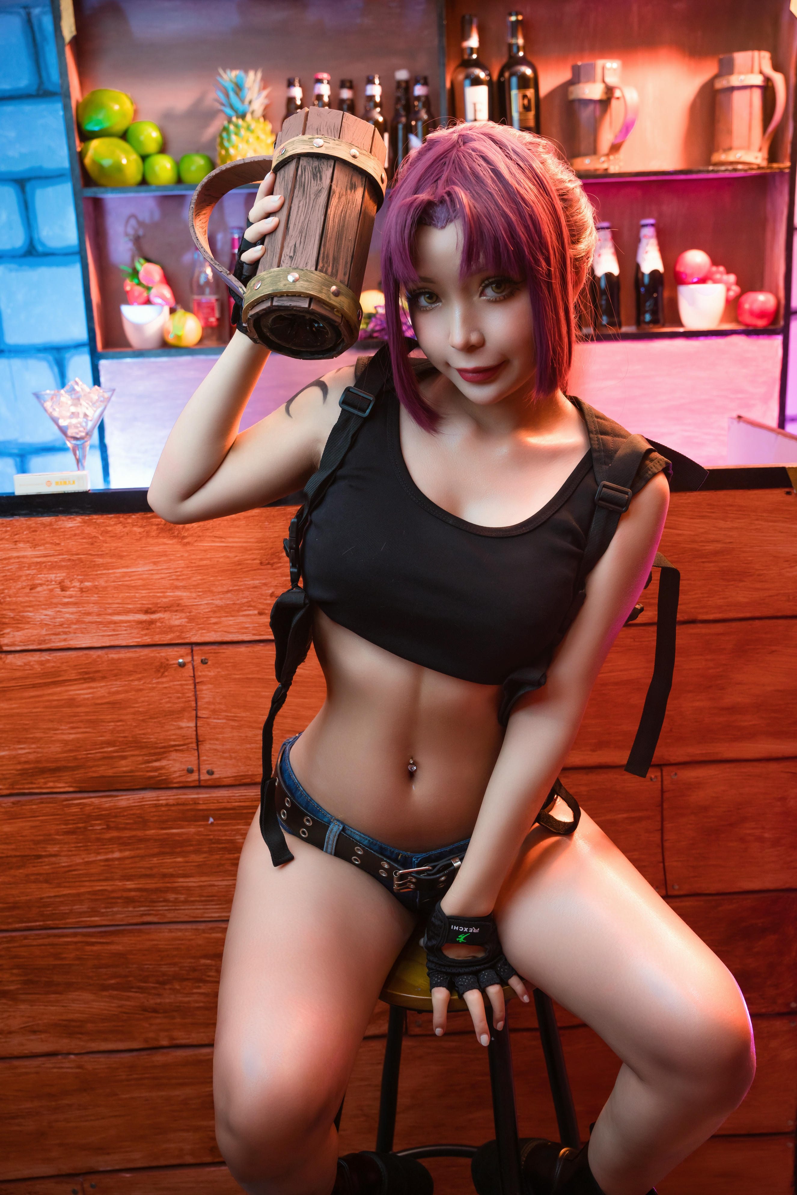 越南coser-Umeko J NO.082 Revy (Black Lagoon)[103P-10V-771.9M]_第1集