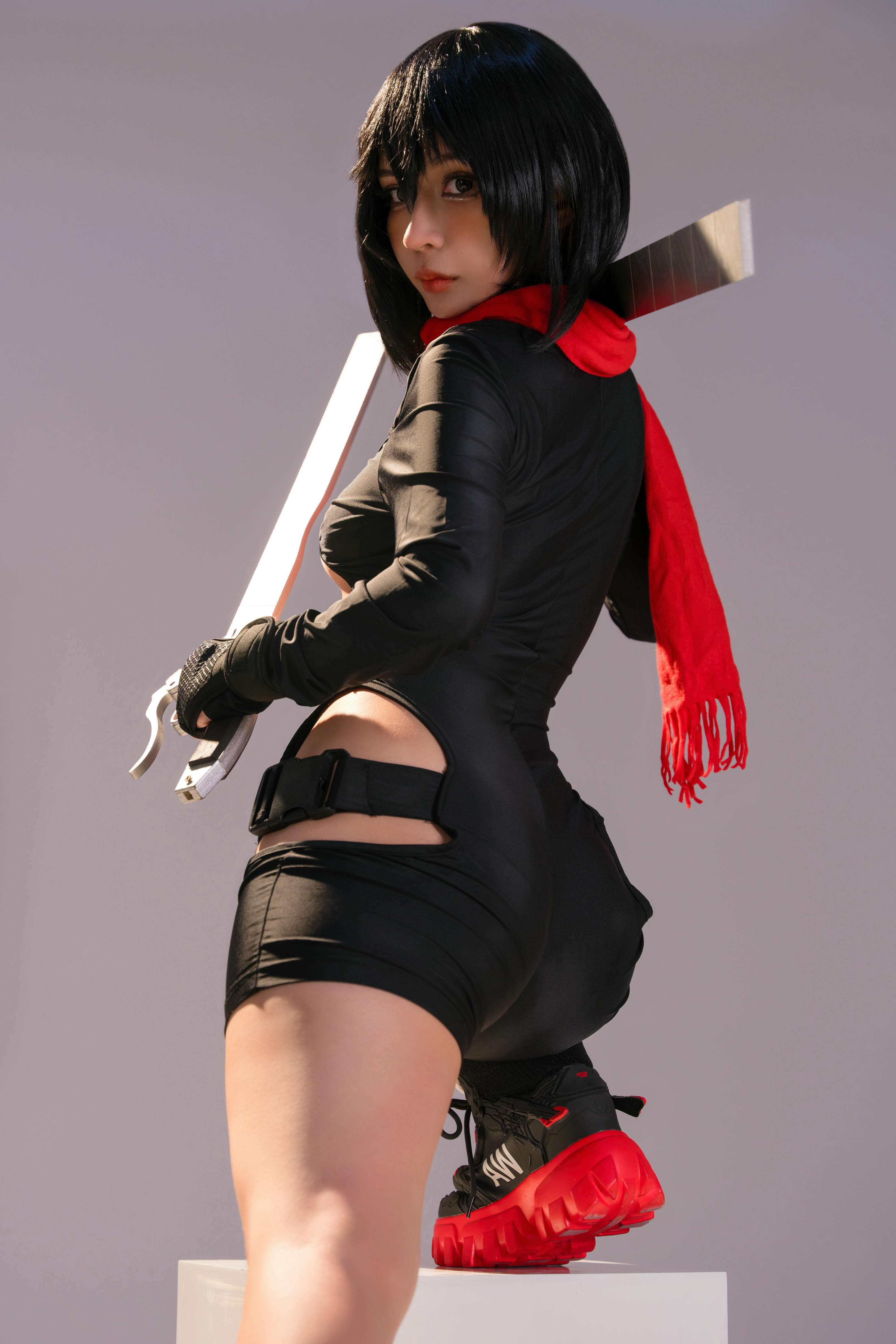 越南coser-Umeko J NO.085 cosplay Mikasa Ackerman Gym Attack on Titan [127P 1.5GB]-Pic_第2集