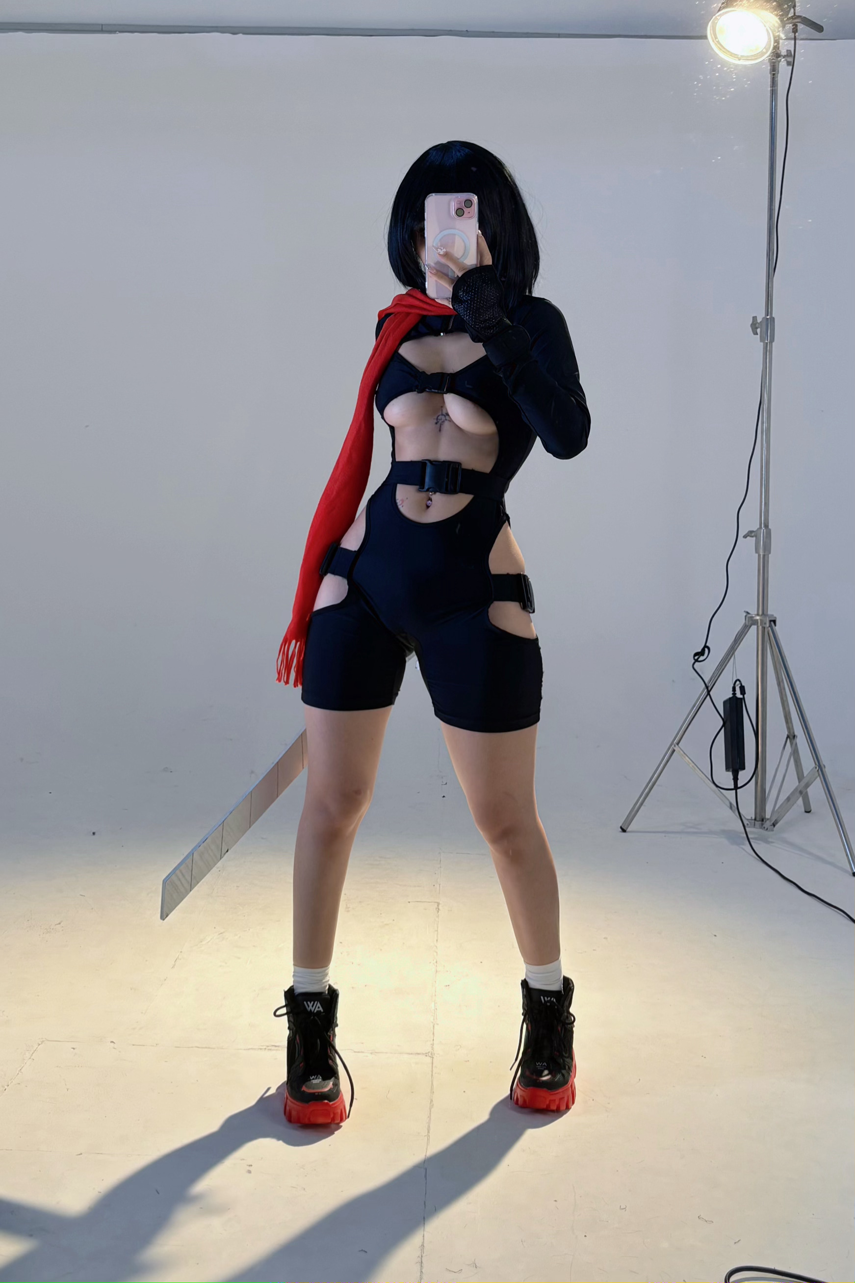 越南coser-Umeko J NO.085 cosplay Mikasa Ackerman Gym Attack on Titan [127P 1.5GB]-Pic_第4集