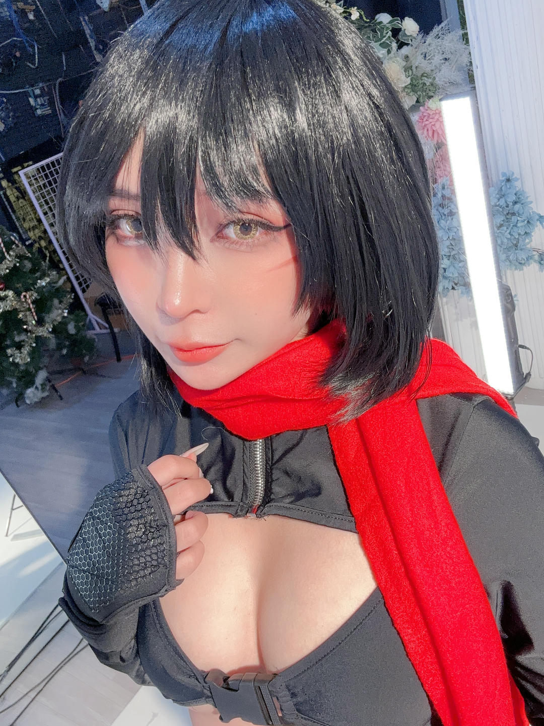 越南coser-Umeko J NO.085 cosplay Mikasa Ackerman Gym Attack on Titan [127P 1.5GB]-Pic_第4集