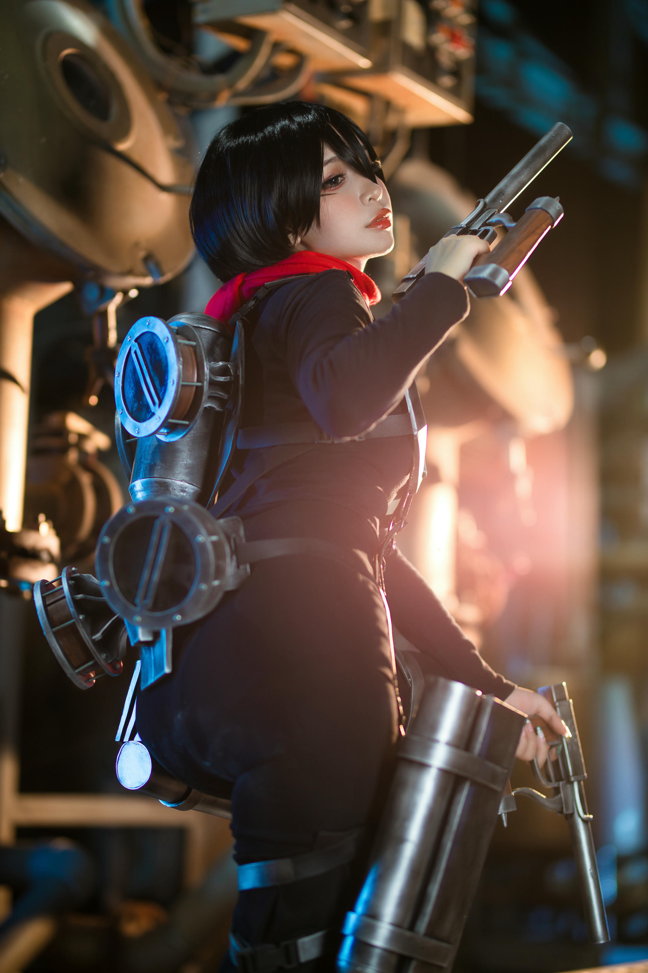 越南coser-Umeko J NO.091 cosplay Mikasa Final Season Attack on Titan [155P20V 1.95GB]-Pic_第1集