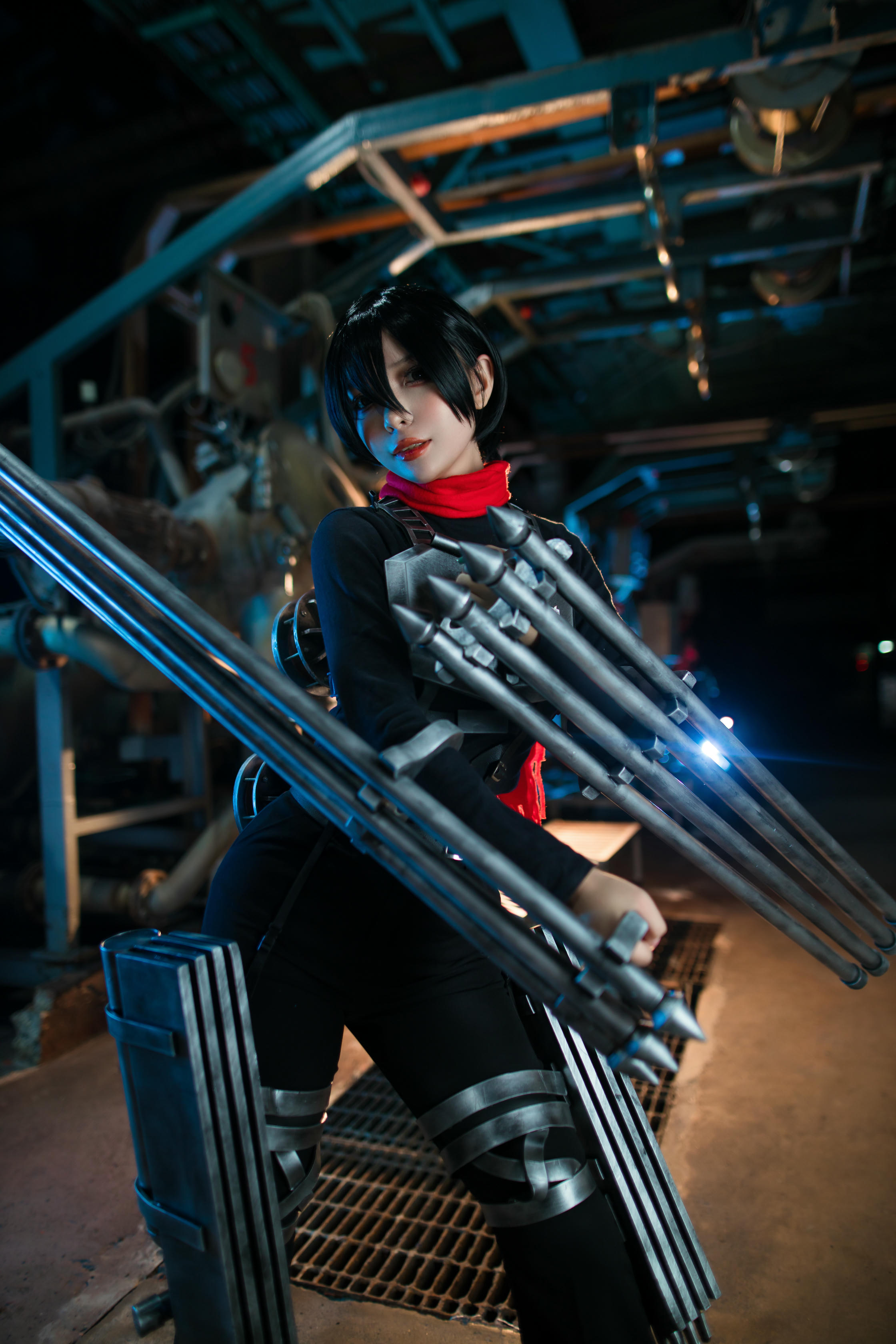 越南coser-Umeko J NO.091 cosplay Mikasa Final Season Attack on Titan [155P20V 1.95GB]-Pic_第1集
