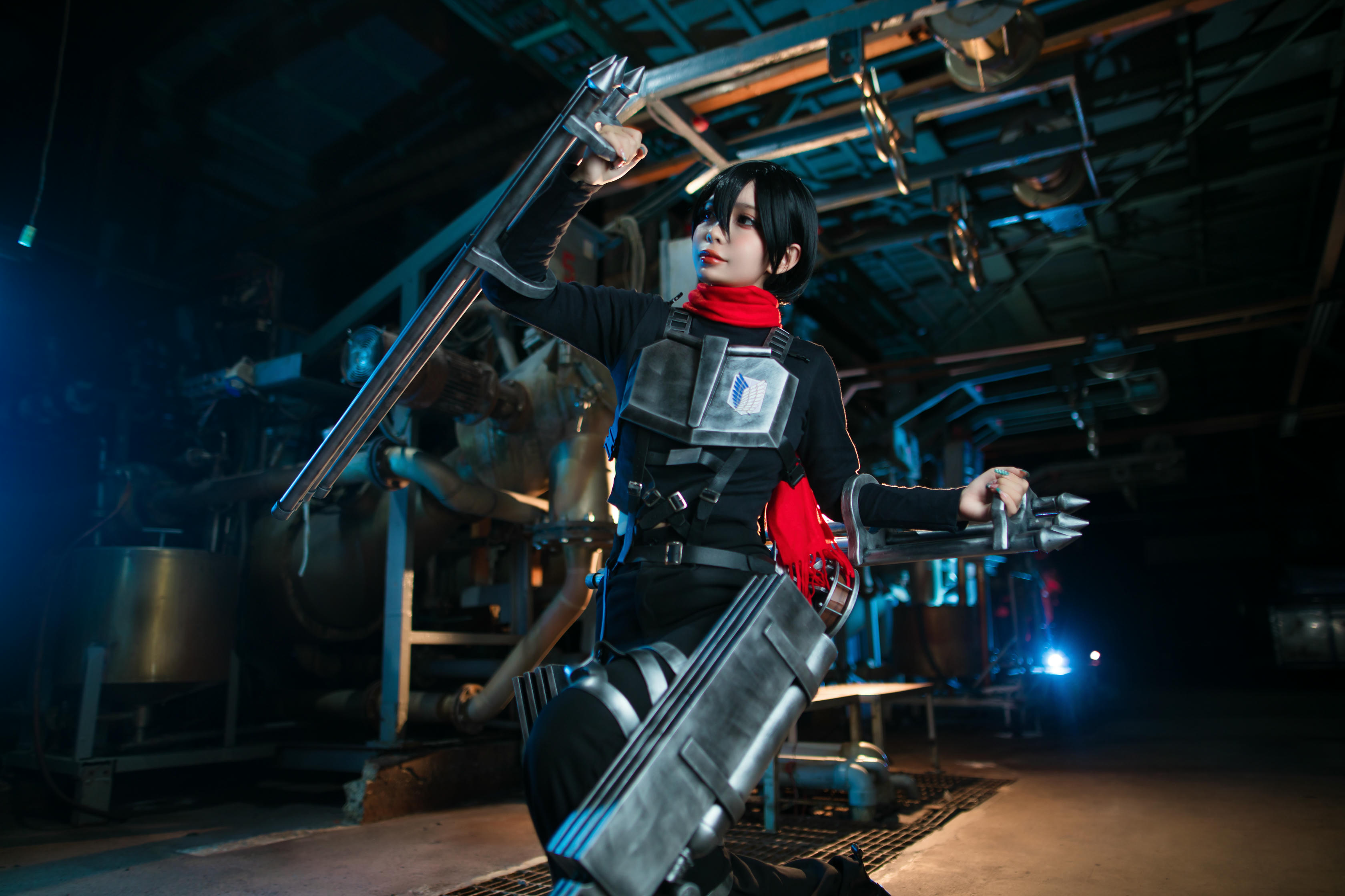 越南coser-Umeko J NO.091 cosplay Mikasa Final Season Attack on Titan [155P20V 1.95GB]-Pic_第1集