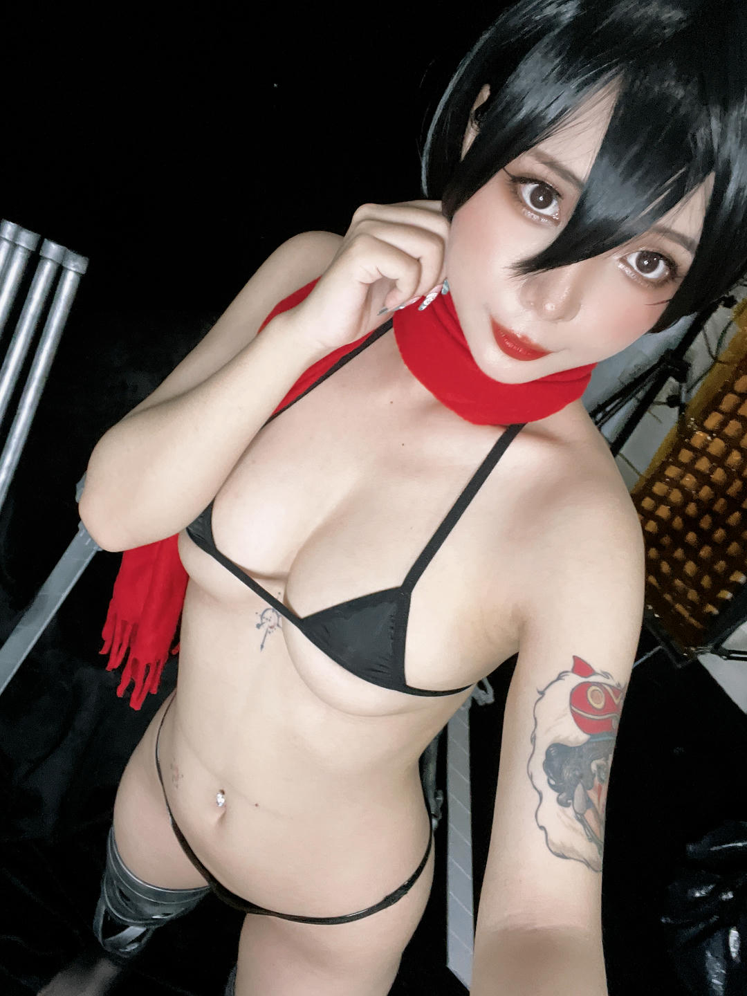越南coser-Umeko J NO.091 cosplay Mikasa Final Season Attack on Titan [155P20V 1.95GB]-Pic_第7集