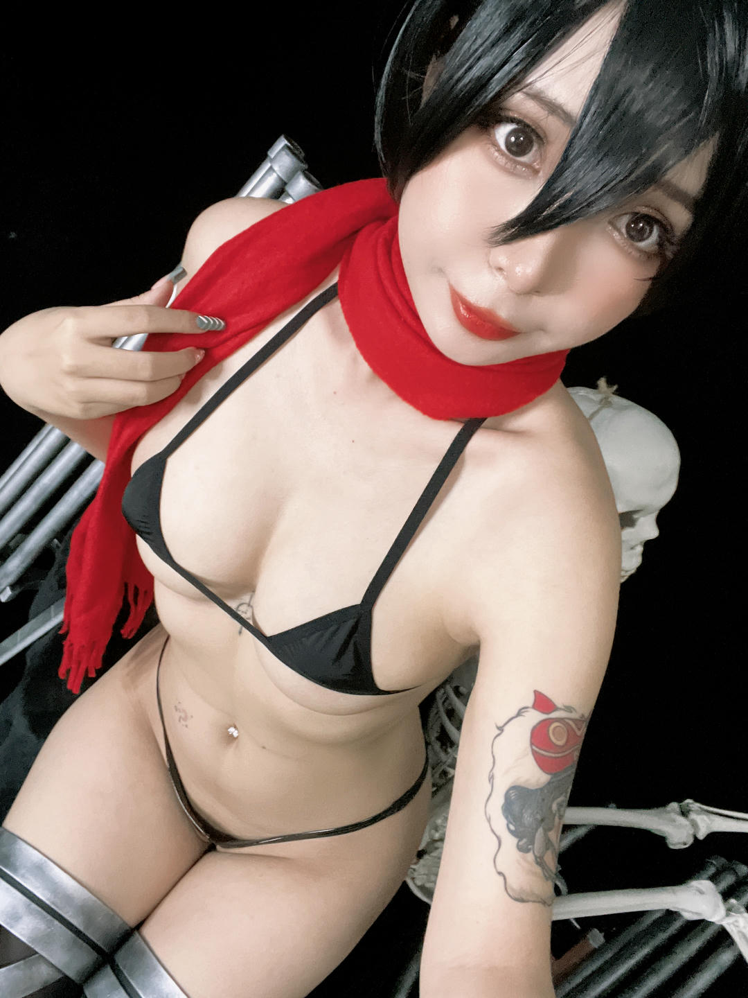 越南coser-Umeko J NO.091 cosplay Mikasa Final Season Attack on Titan [155P20V 1.95GB]-Pic_第7集