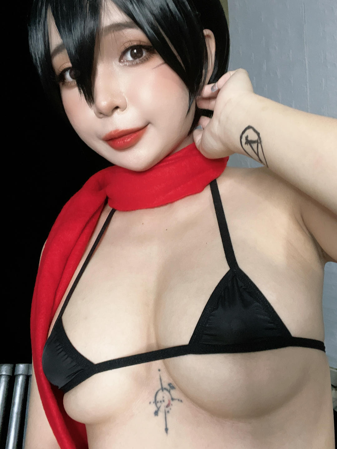 越南coser-Umeko J NO.091 cosplay Mikasa Final Season Attack on Titan [155P20V 1.95GB]-Pic_第7集