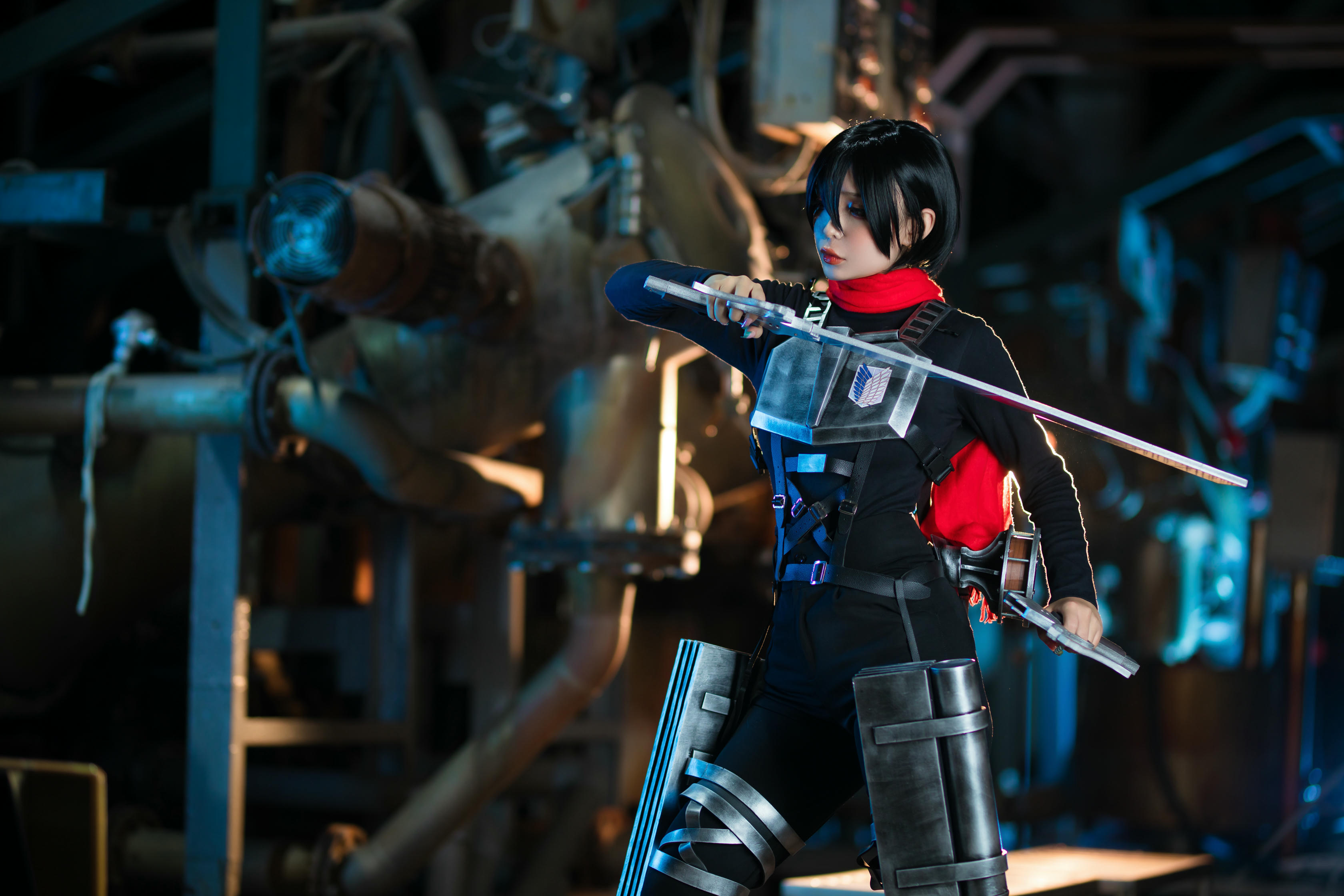 越南coser-Umeko J NO.091 cosplay Mikasa Final Season Attack on Titan [155P20V 1.95GB]-Pic_第1集