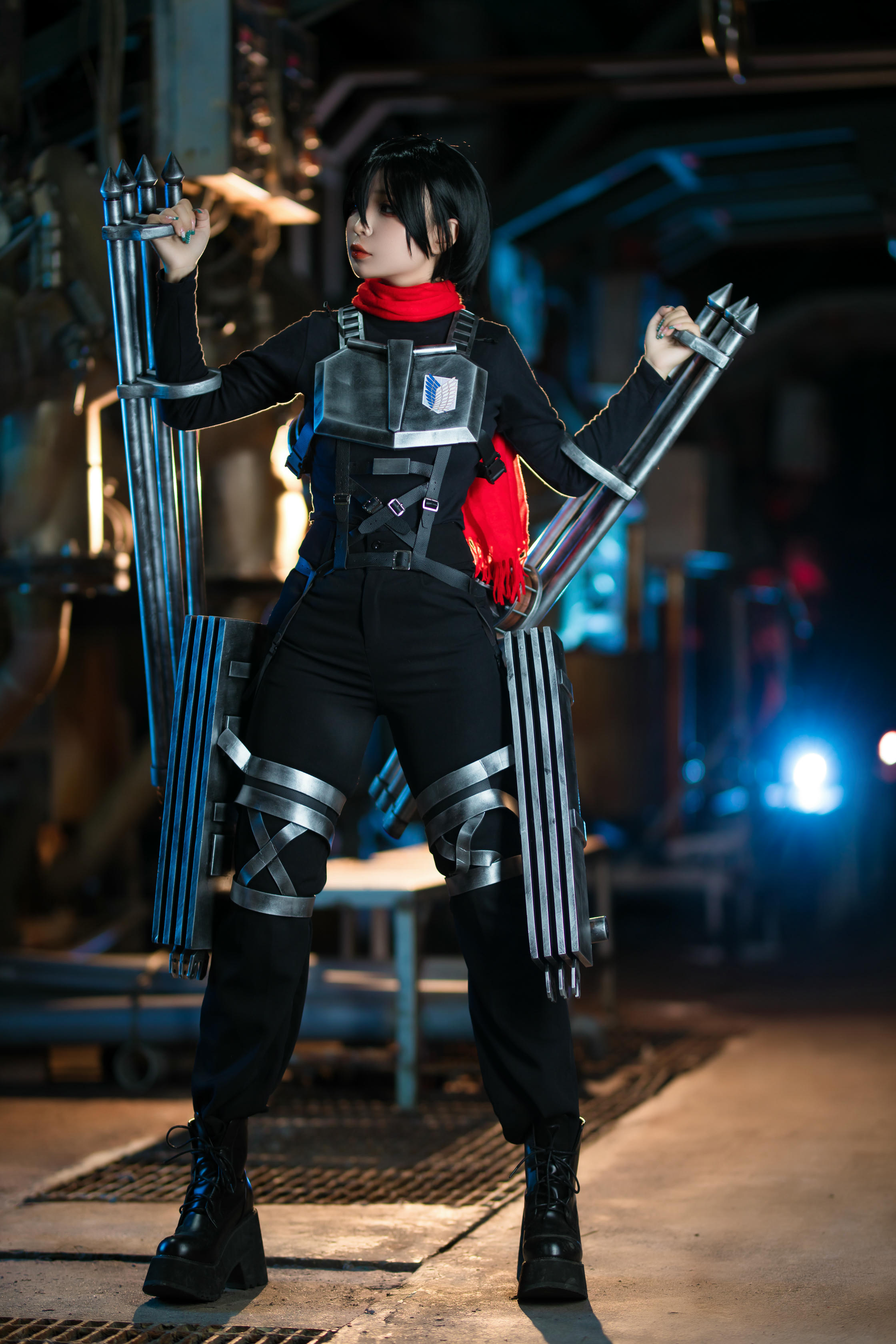 越南coser-Umeko J NO.091 cosplay Mikasa Final Season Attack on Titan [155P20V 1.95GB]-Pic_第1集