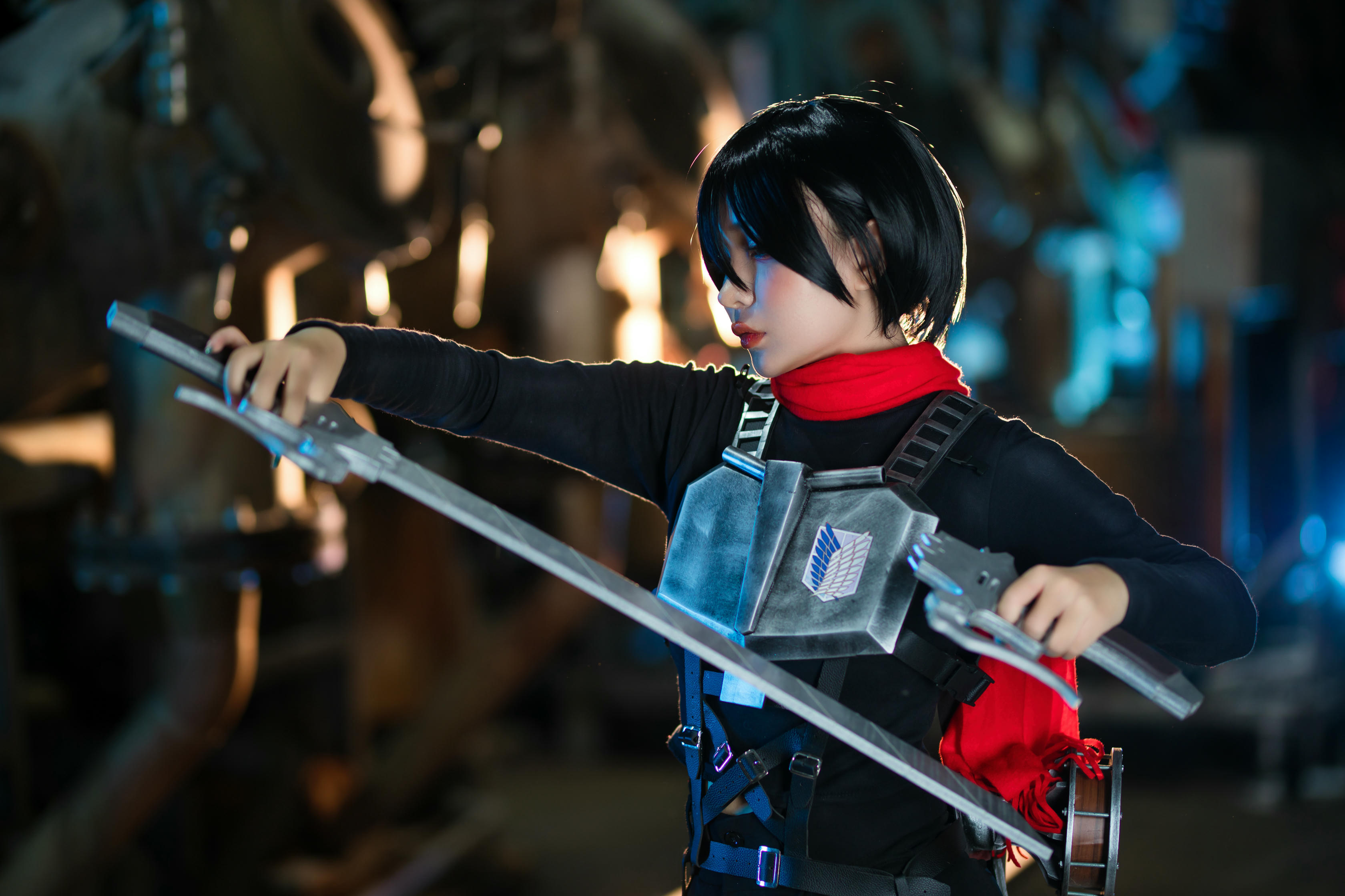 越南coser-Umeko J NO.091 cosplay Mikasa Final Season Attack on Titan [155P20V 1.95GB]-Pic_第1集