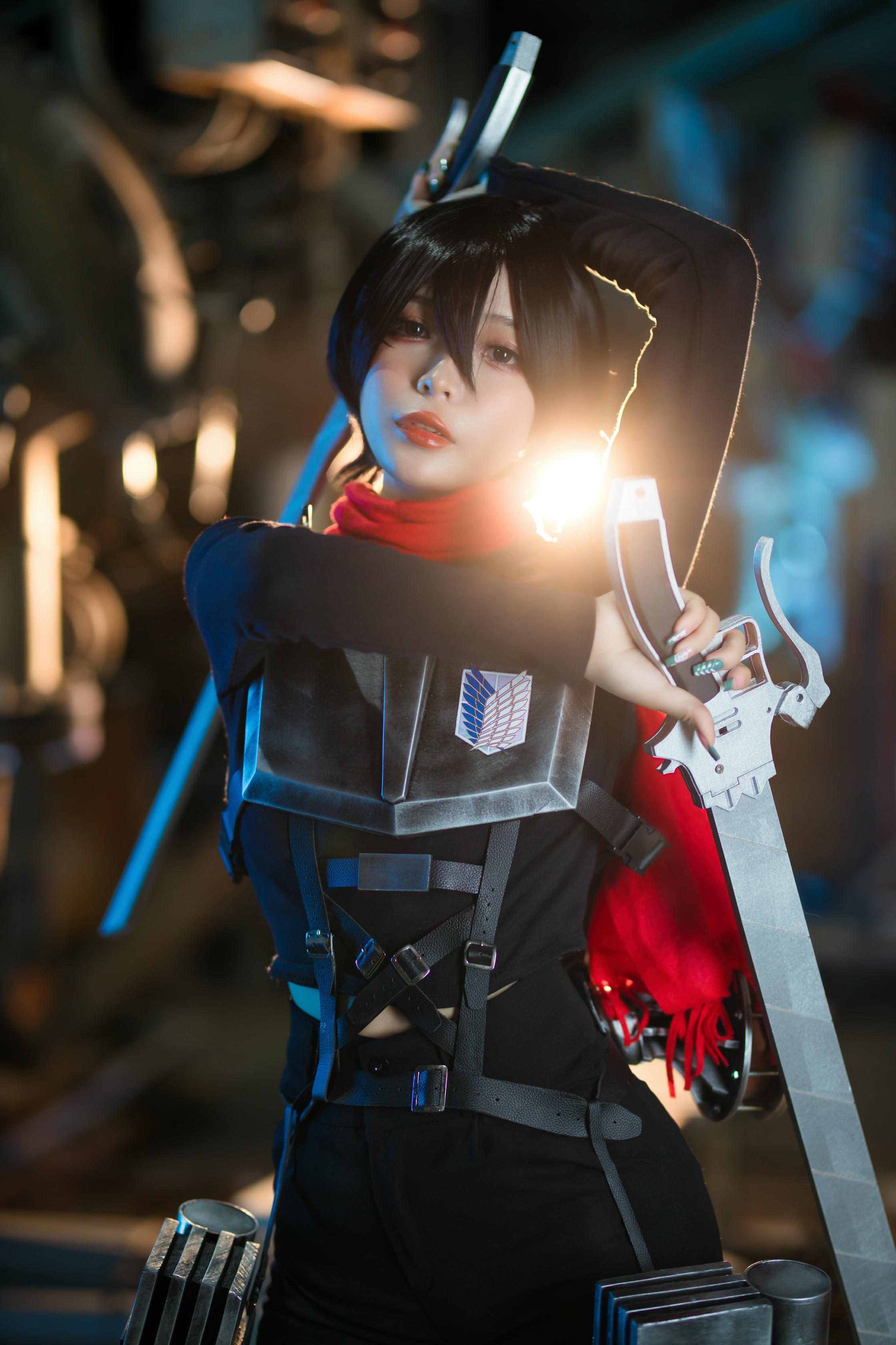 越南coser-Umeko J NO.091 cosplay Mikasa Final Season Attack on Titan [155P20V 1.95GB]-Pic_第1集