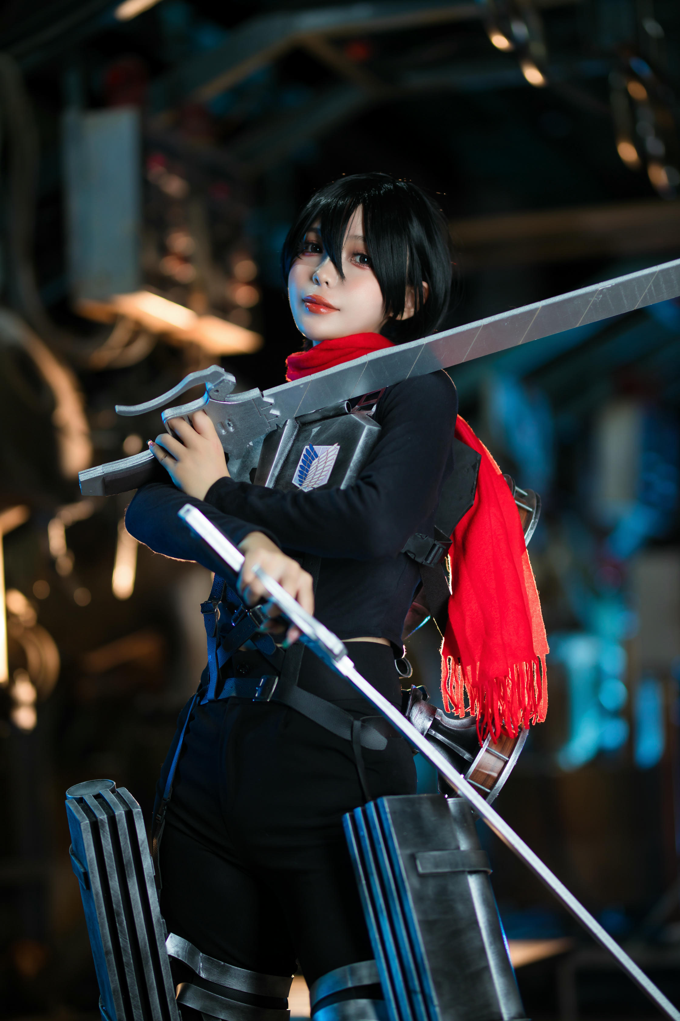 越南coser-Umeko J NO.091 cosplay Mikasa Final Season Attack on Titan [155P20V 1.95GB]-Pic_第1集