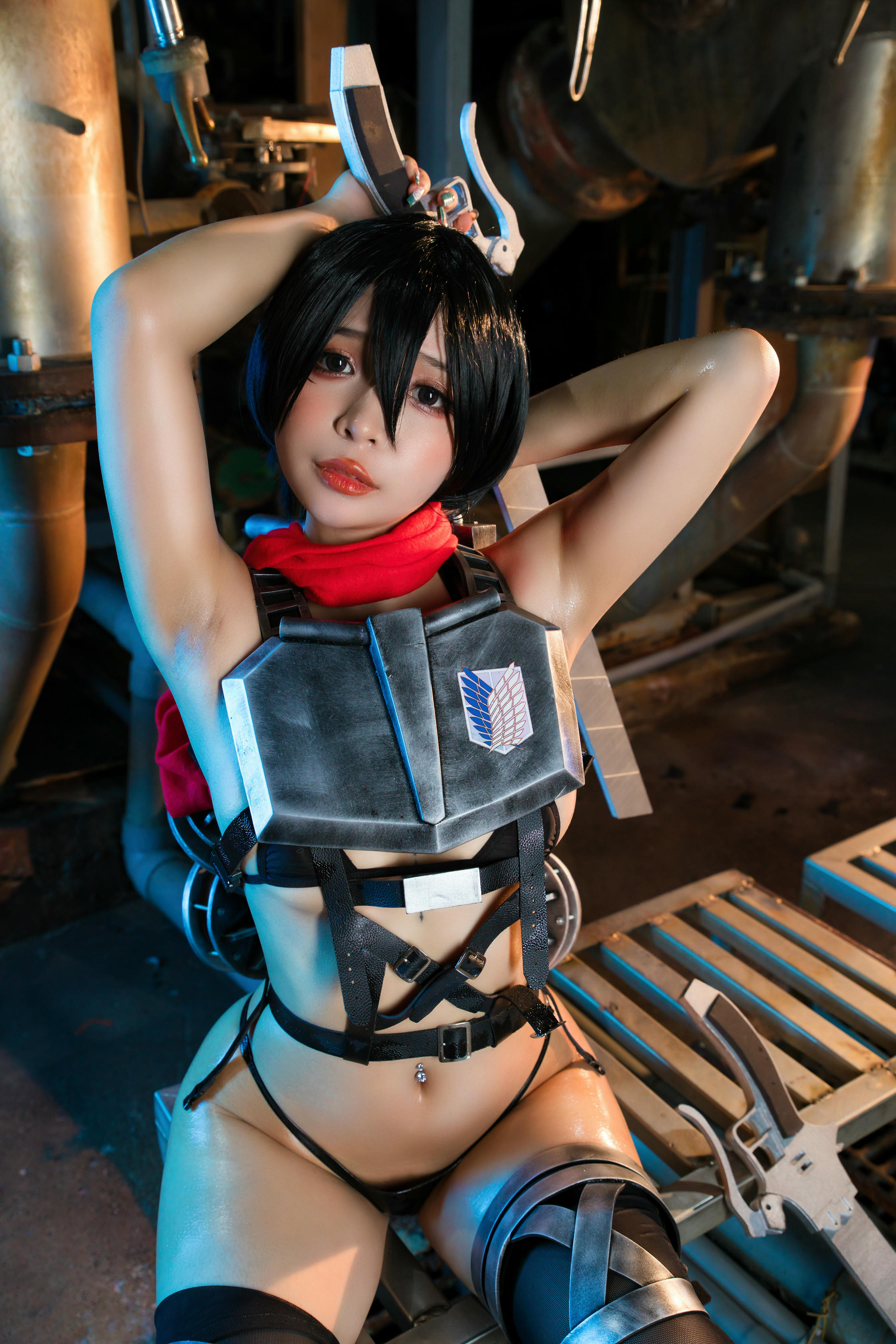 越南coser-Umeko J NO.091 cosplay Mikasa Final Season Attack on Titan [155P20V 1.95GB]-Pic_第2集