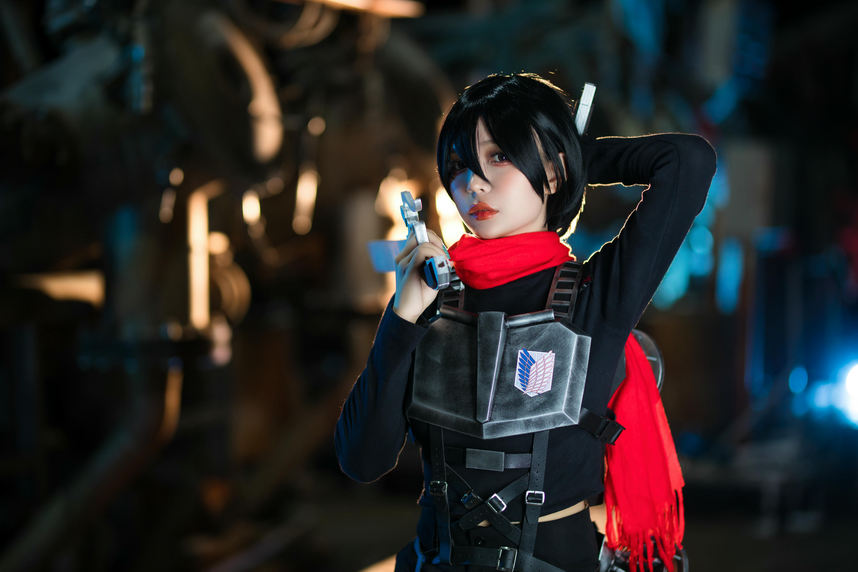 越南coser-Umeko J NO.091 cosplay Mikasa Final Season Attack on Titan [155P20V 1.95GB]-Pic_第1集