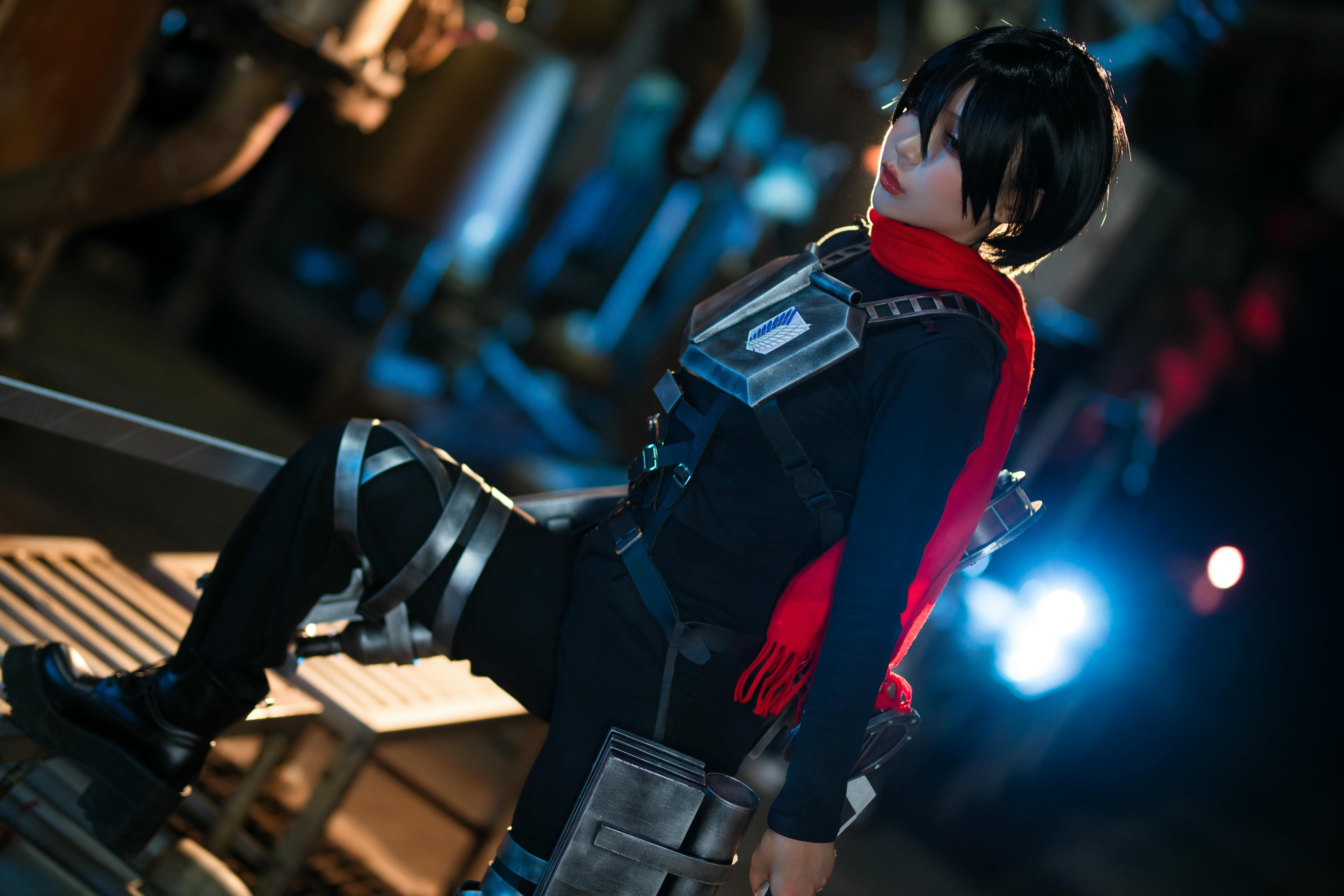 越南coser-Umeko J NO.091 cosplay Mikasa Final Season Attack on Titan [155P20V 1.95GB]-Pic_第1集