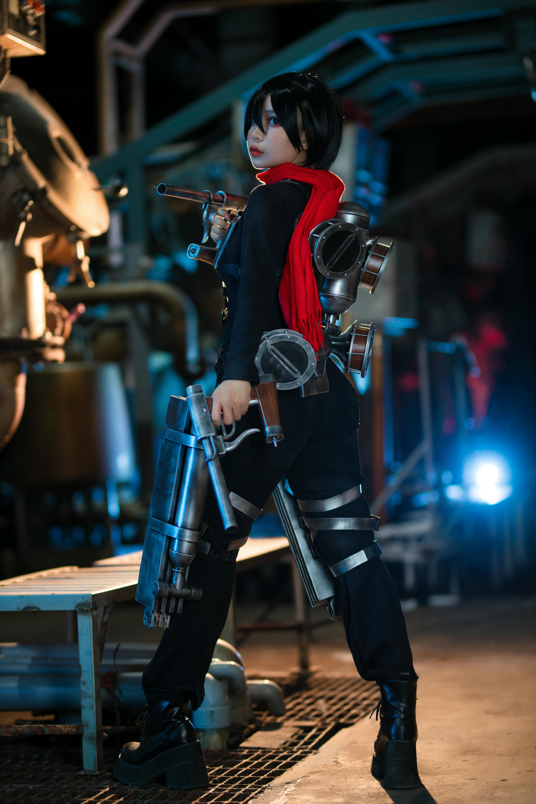 越南coser-Umeko J NO.091 cosplay Mikasa Final Season Attack on Titan [155P20V 1.95GB]-Pic_第1集