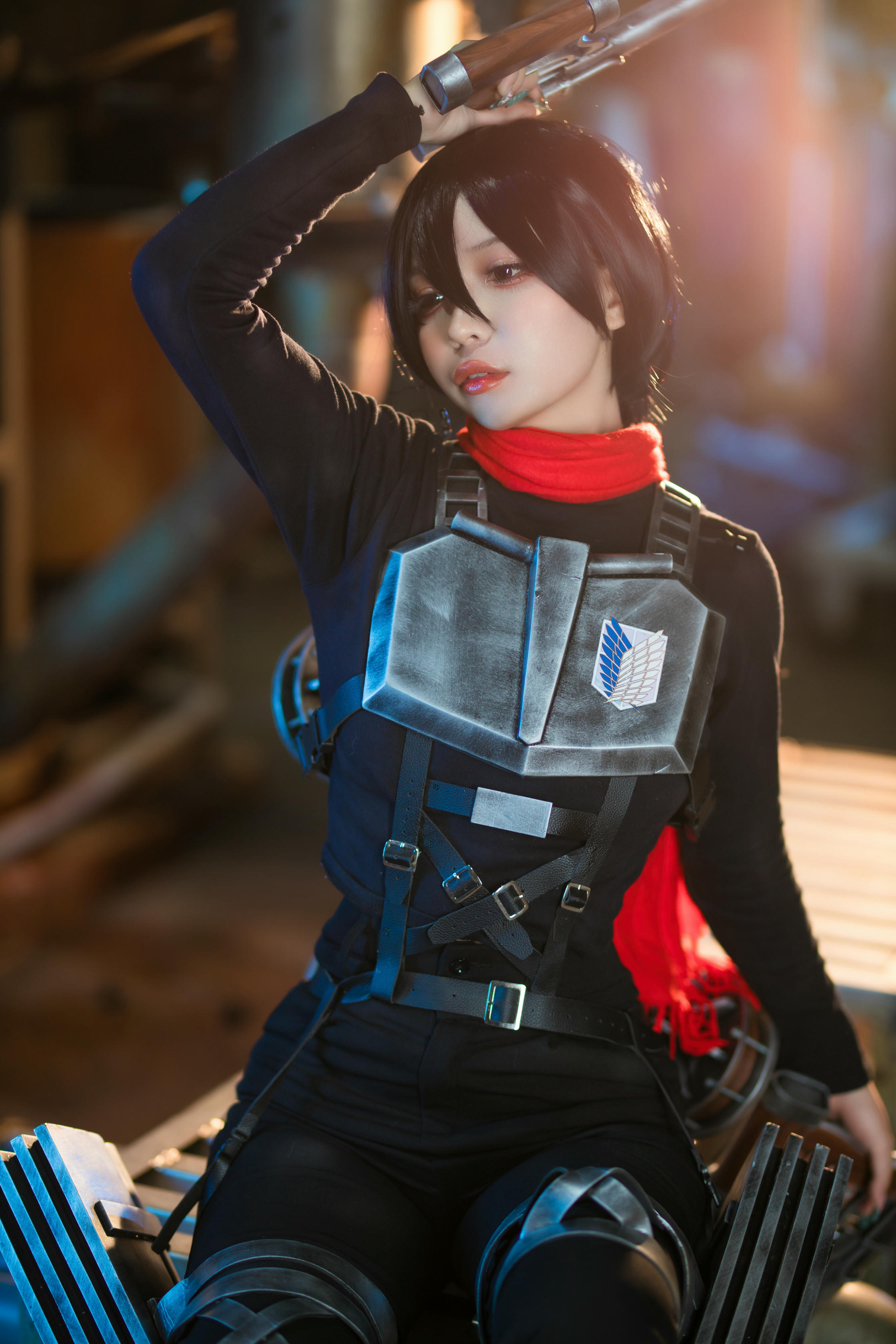 越南coser-Umeko J NO.091 cosplay Mikasa Final Season Attack on Titan [155P20V 1.95GB]-Pic_第1集