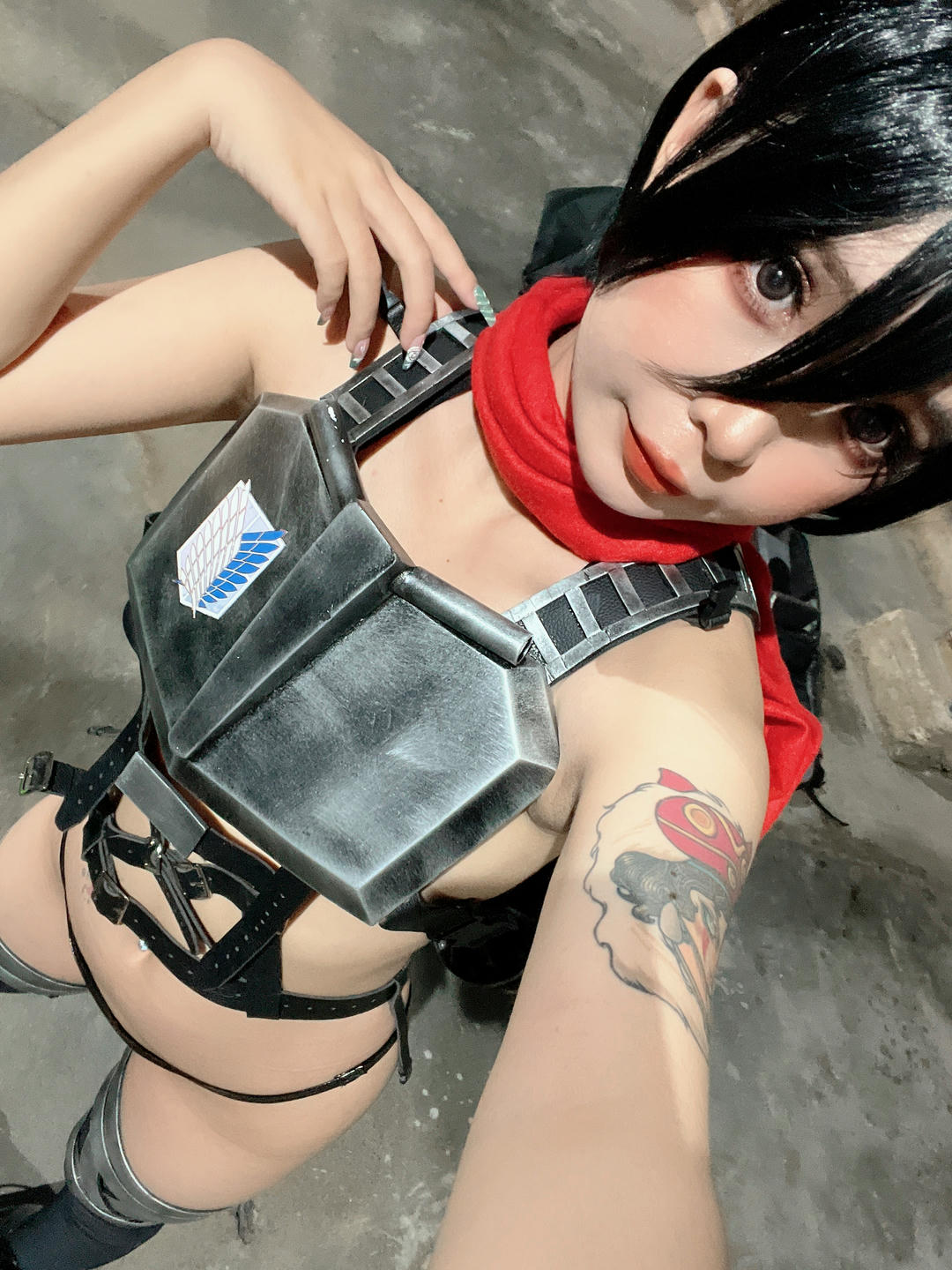 越南coser-Umeko J NO.091 cosplay Mikasa Final Season Attack on Titan [155P20V 1.95GB]-Pic_第5集