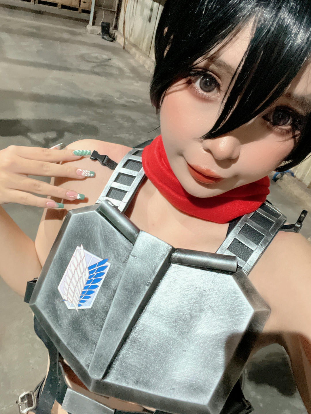 越南coser-Umeko J NO.091 cosplay Mikasa Final Season Attack on Titan [155P20V 1.95GB]-Pic_第5集