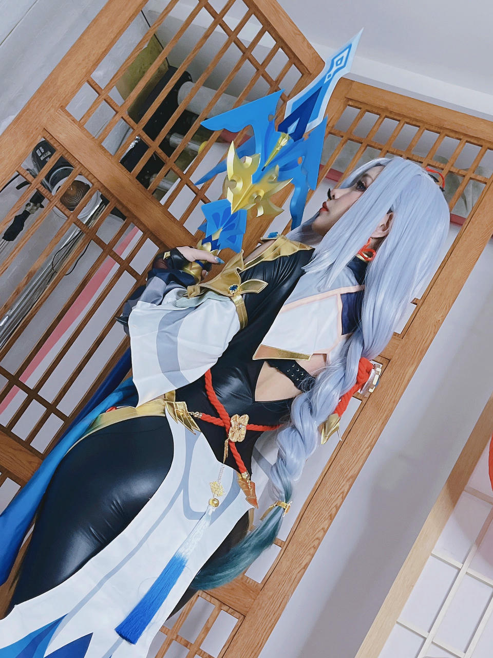 越南coser-Umeko J NO.101 Shenhe Genshin Impact [146P6V 1.89GB]-Pic_第6集