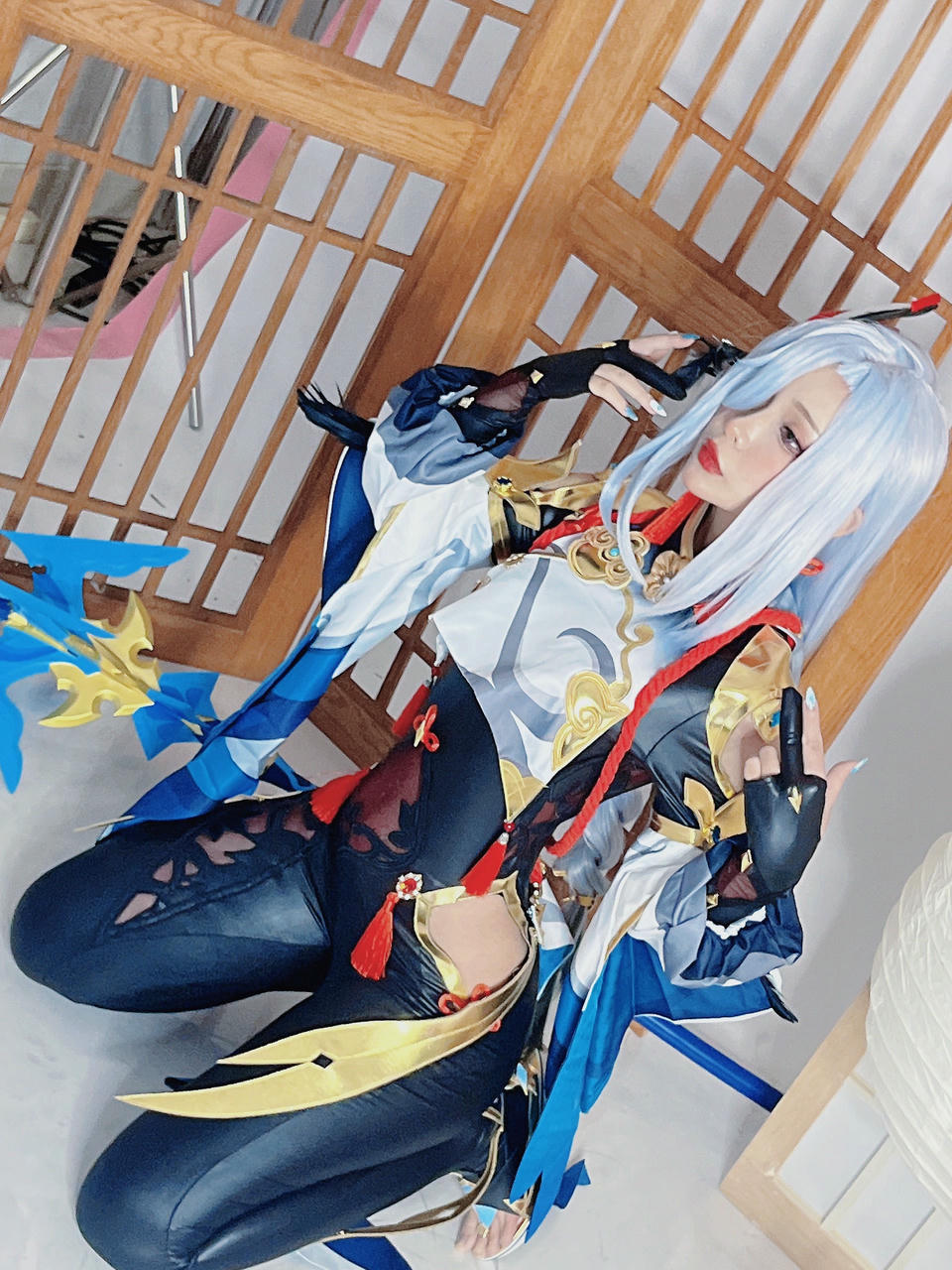 越南coser-Umeko J NO.101 Shenhe Genshin Impact [146P6V 1.89GB]-Pic_第6集