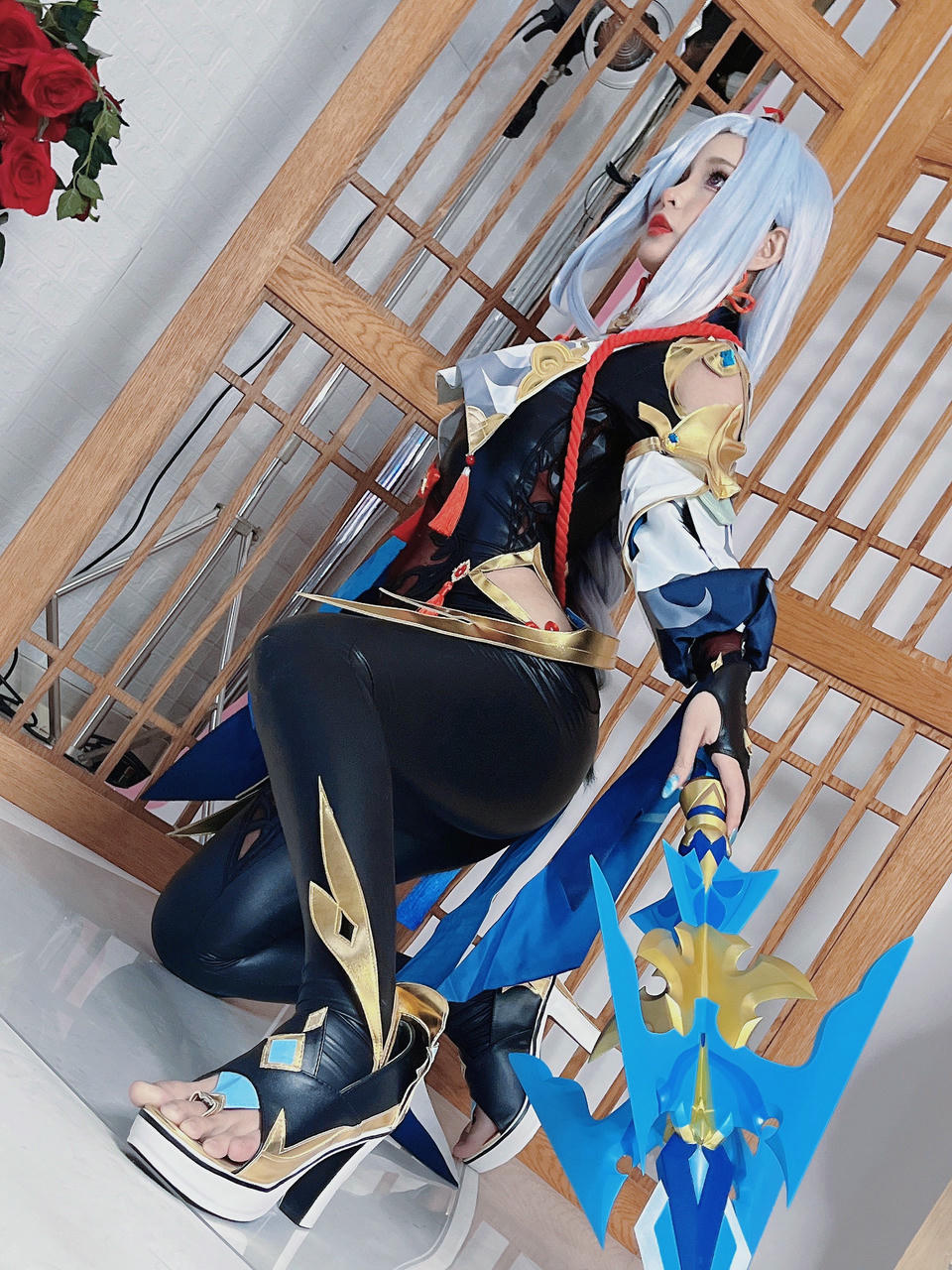 越南coser-Umeko J NO.101 Shenhe Genshin Impact [146P6V 1.89GB]-Pic_第6集