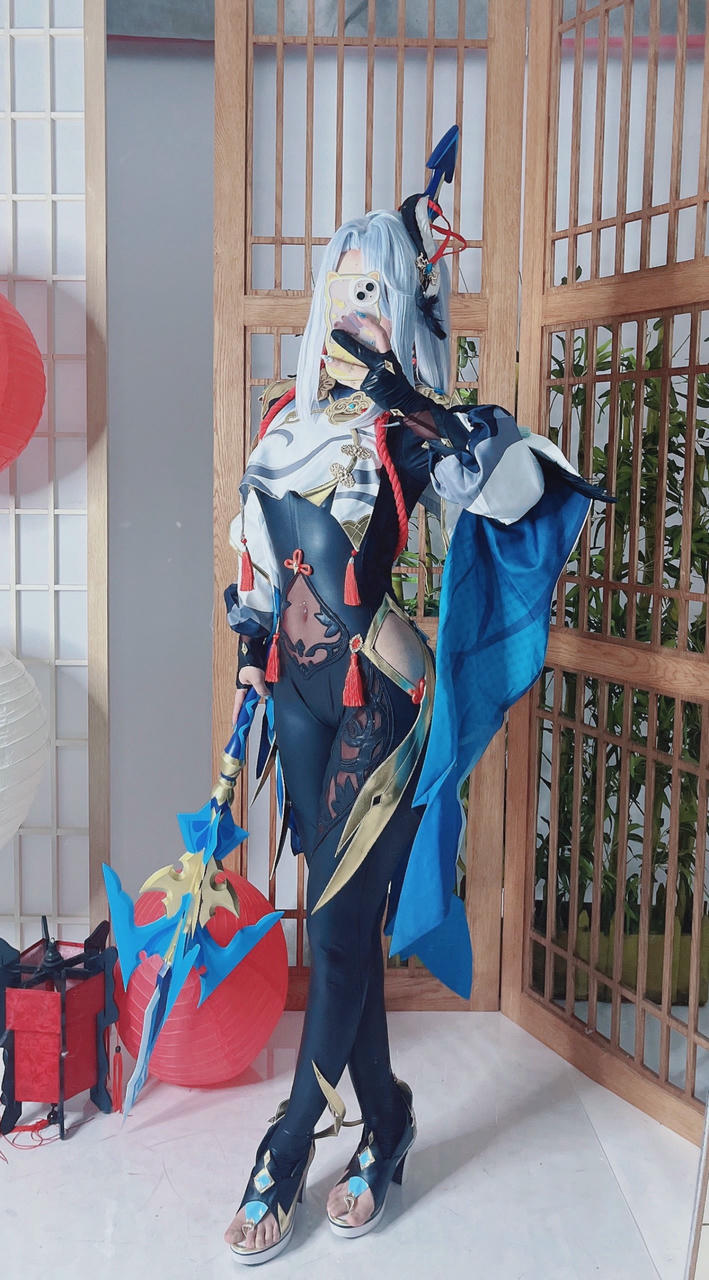 越南coser-Umeko J NO.101 Shenhe Genshin Impact [146P6V 1.89GB]-Pic_第6集