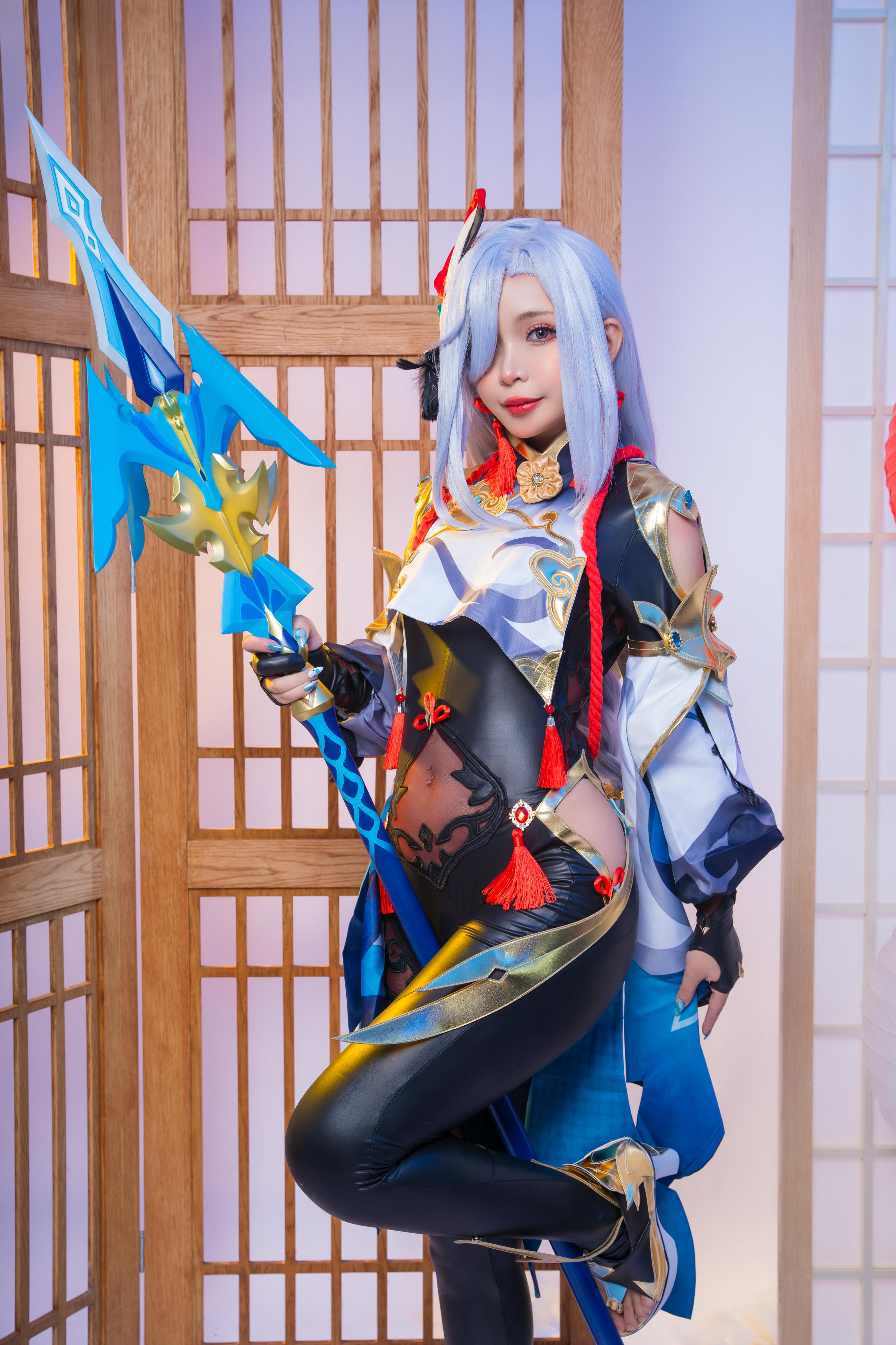 越南coser-Umeko J NO.101 Shenhe Genshin Impact [146P6V 1.89GB]-Pic_第1集