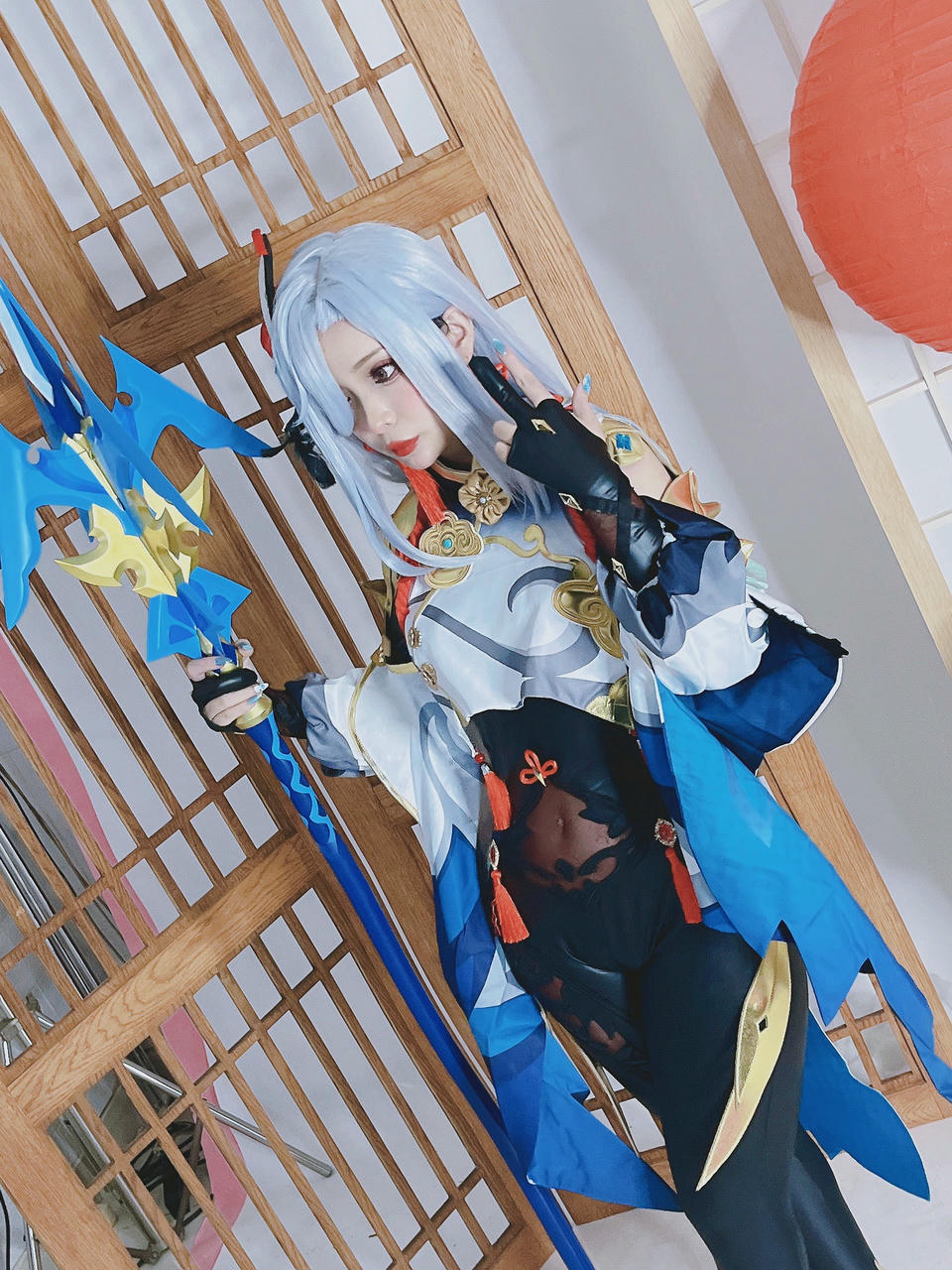 越南coser-Umeko J NO.101 Shenhe Genshin Impact [146P6V 1.89GB]-Pic_第7集