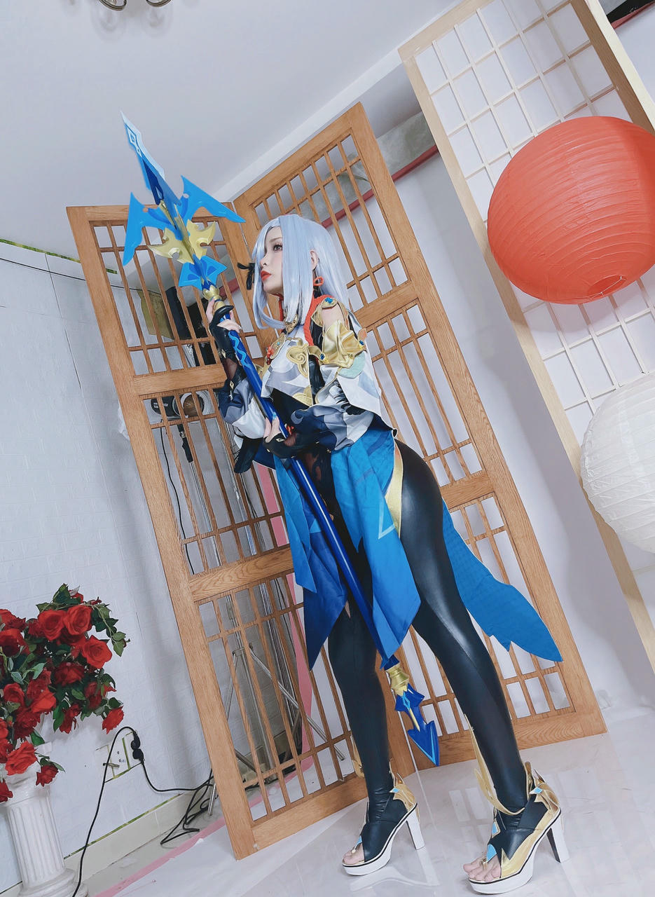 越南coser-Umeko J NO.101 Shenhe Genshin Impact [146P6V 1.89GB]-Pic_第7集