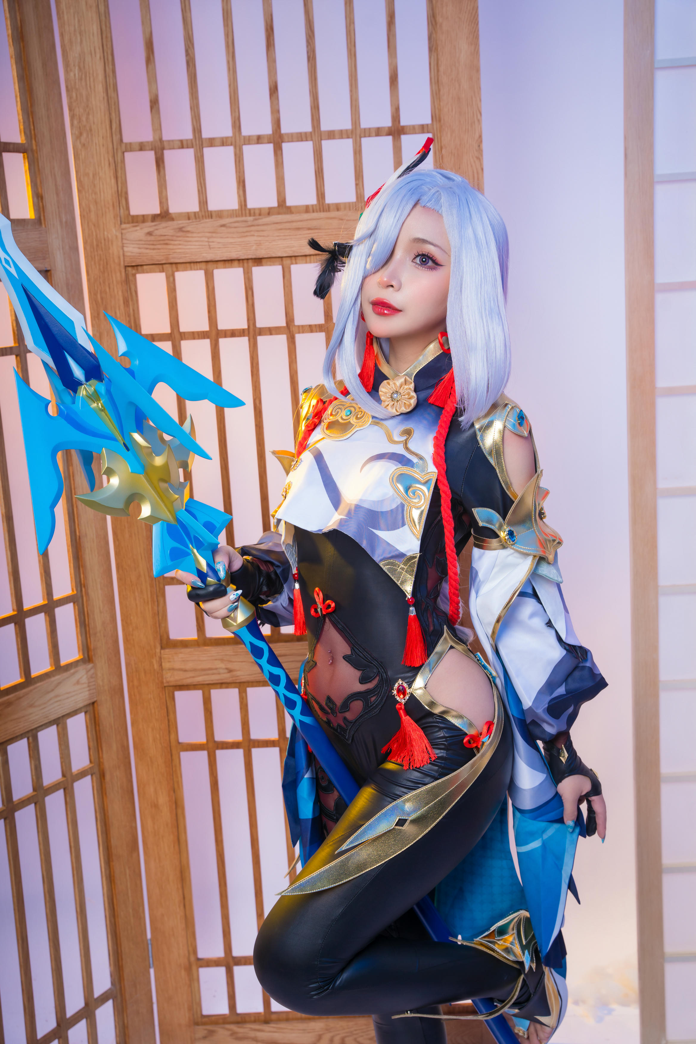 越南coser-Umeko J NO.101 Shenhe Genshin Impact [146P6V 1.89GB]-Pic_第1集