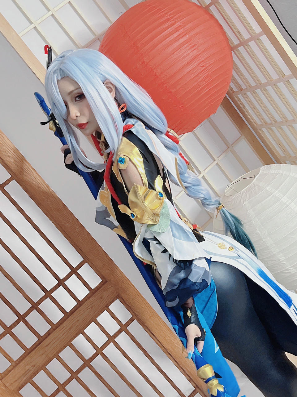 越南coser-Umeko J NO.101 Shenhe Genshin Impact [146P6V 1.89GB]-Pic_第7集