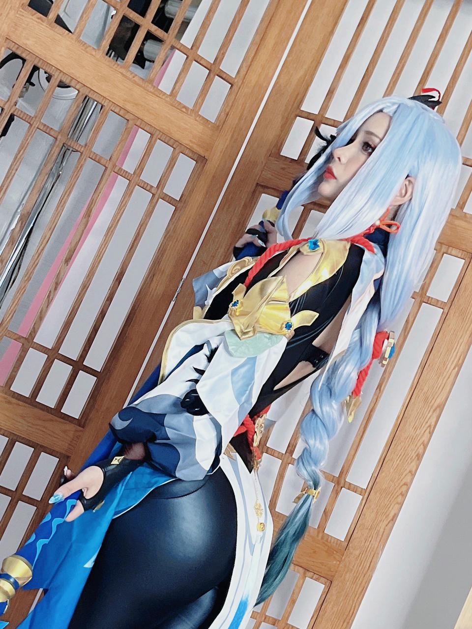 越南coser-Umeko J NO.101 Shenhe Genshin Impact [146P6V 1.89GB]-Pic_第7集