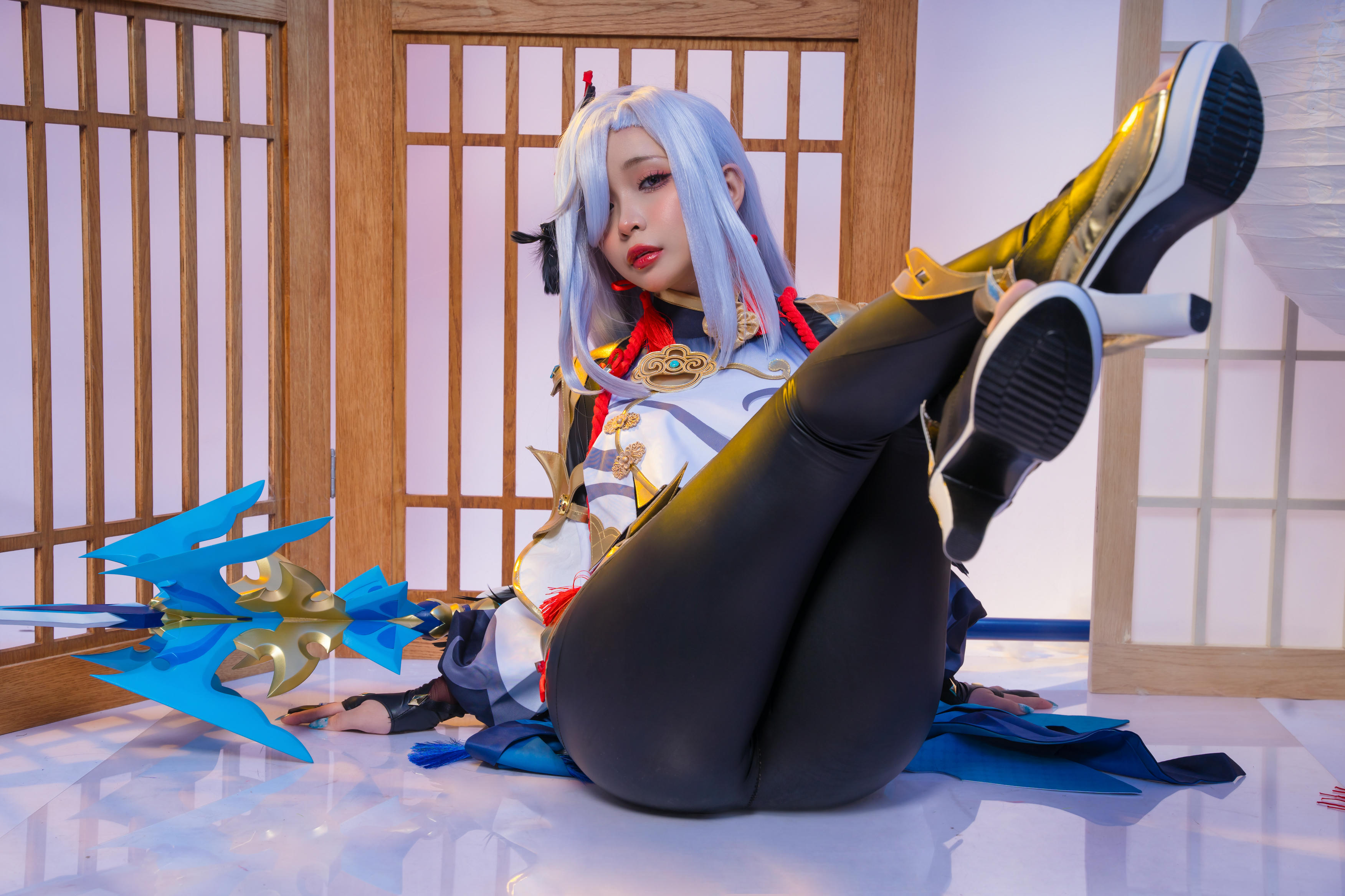 越南coser-Umeko J NO.101 Shenhe Genshin Impact [146P6V 1.89GB]-Pic_第1集