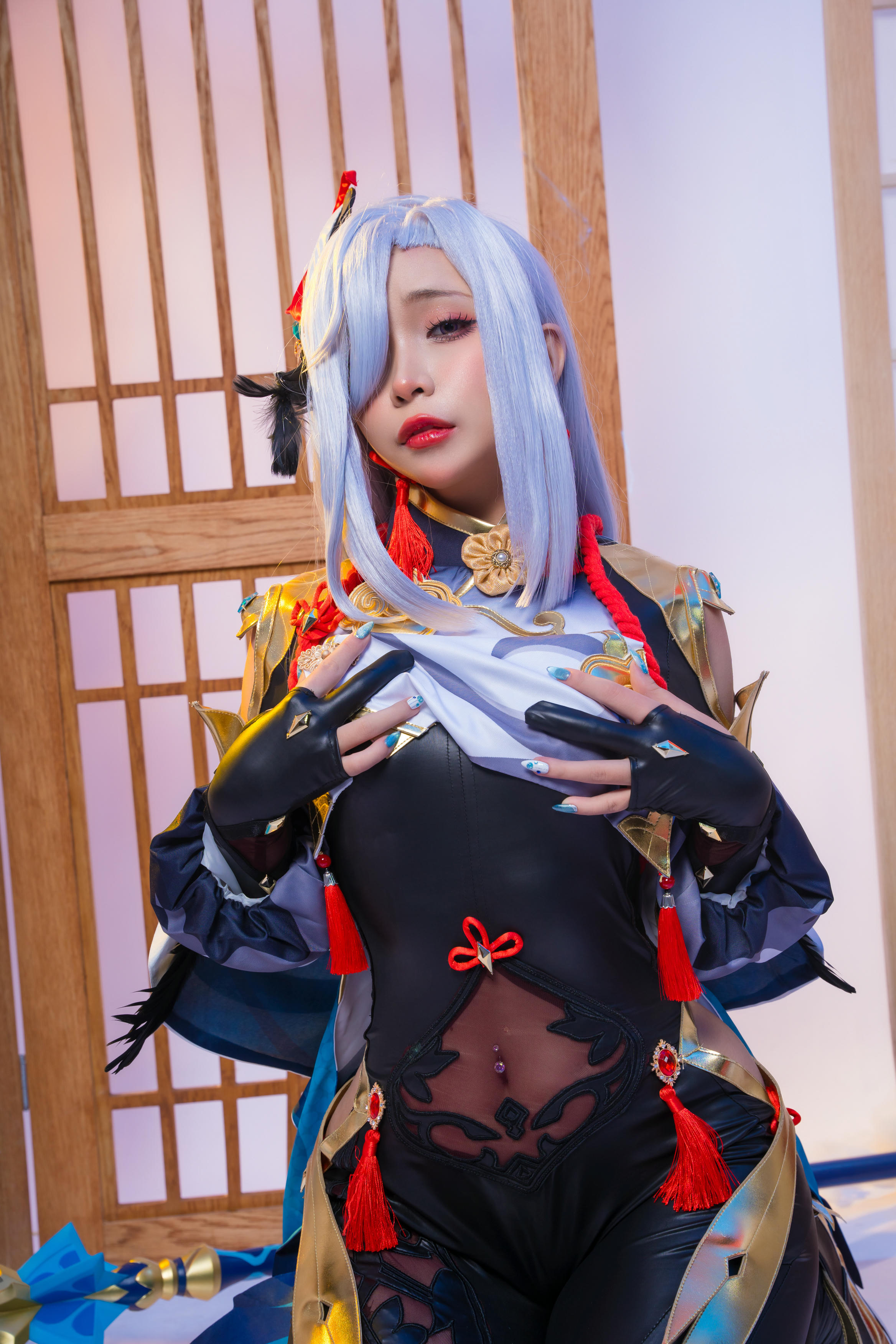 越南coser-Umeko J NO.101 Shenhe Genshin Impact [146P6V 1.89GB]-Pic_第2集