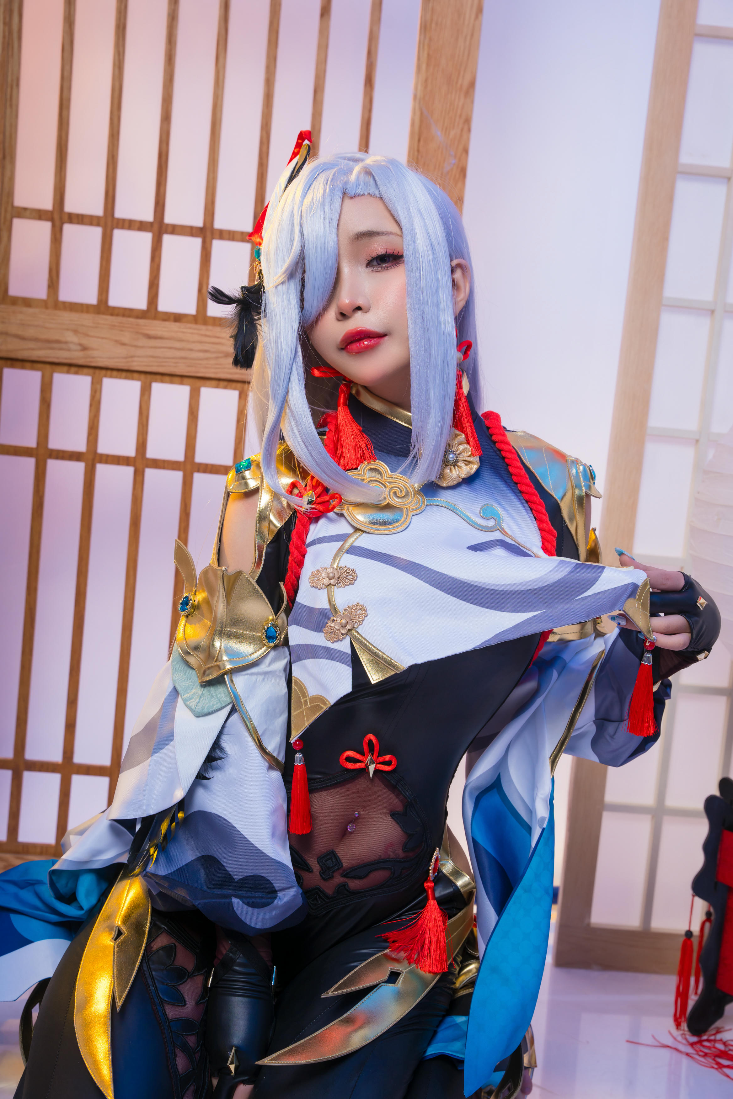 越南coser-Umeko J NO.101 Shenhe Genshin Impact [146P6V 1.89GB]-Pic_第2集