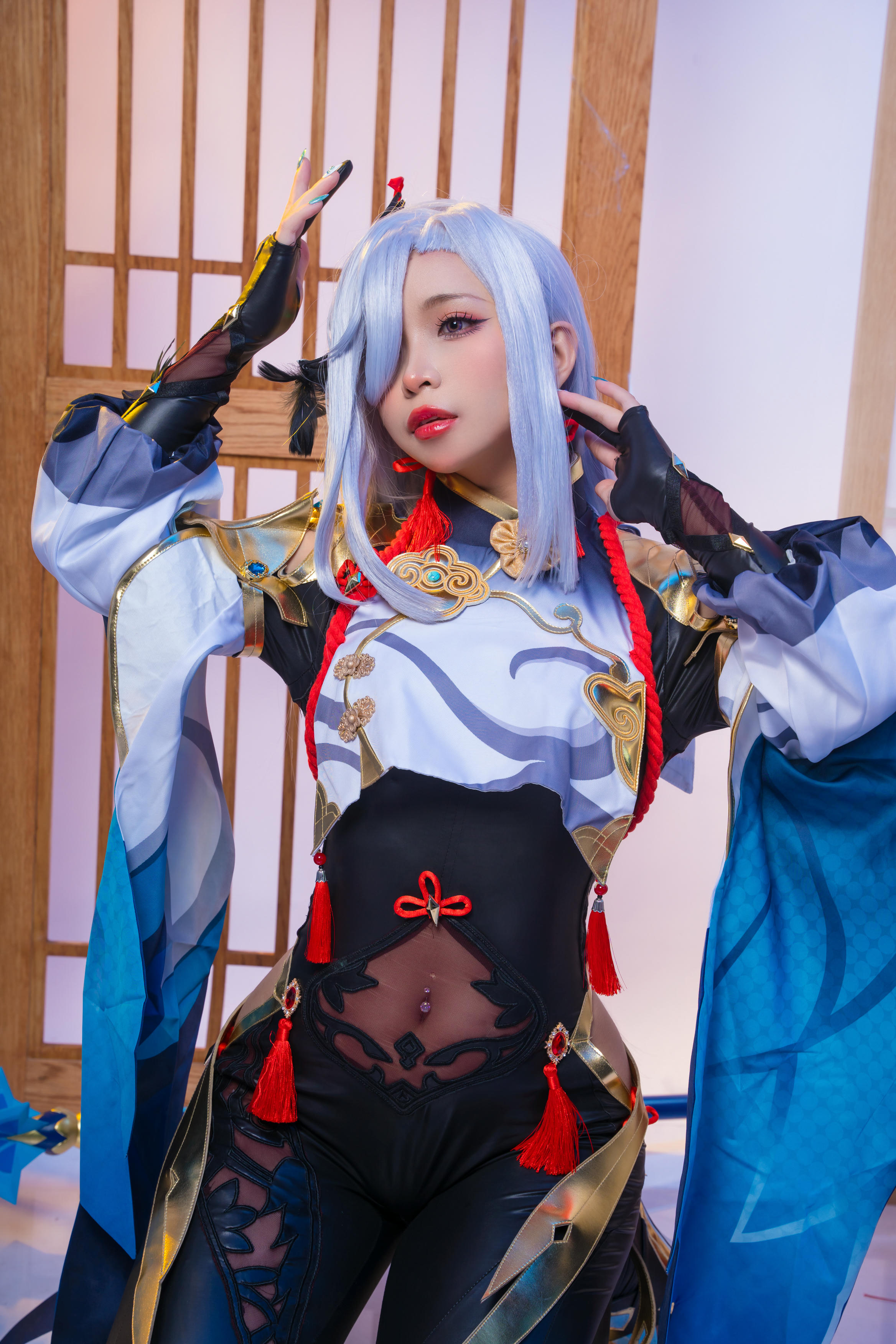 越南coser-Umeko J NO.101 Shenhe Genshin Impact [146P6V 1.89GB]-Pic_第2集