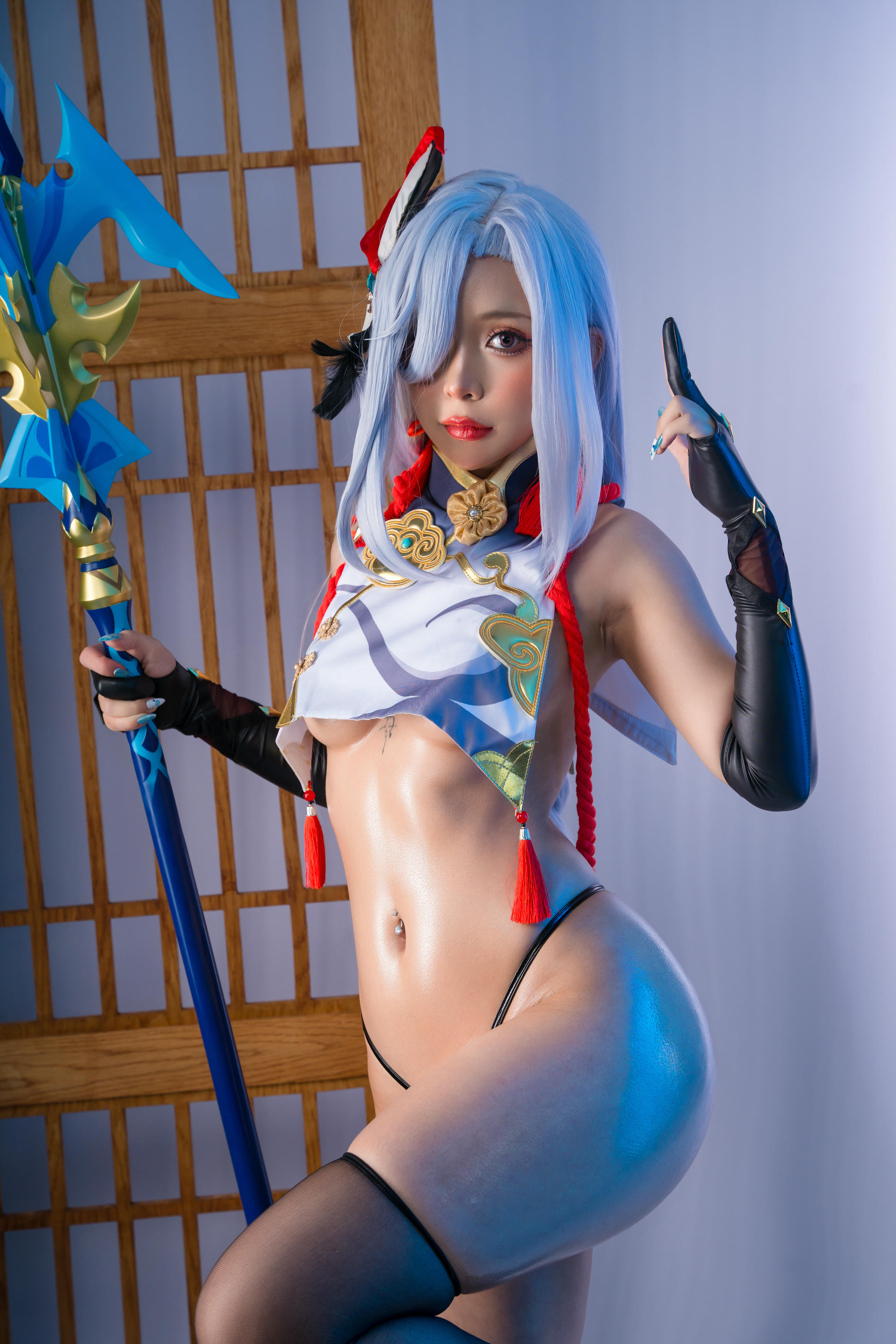 越南coser-Umeko J NO.101 Shenhe Genshin Impact [146P6V 1.89GB]-Pic_第2集