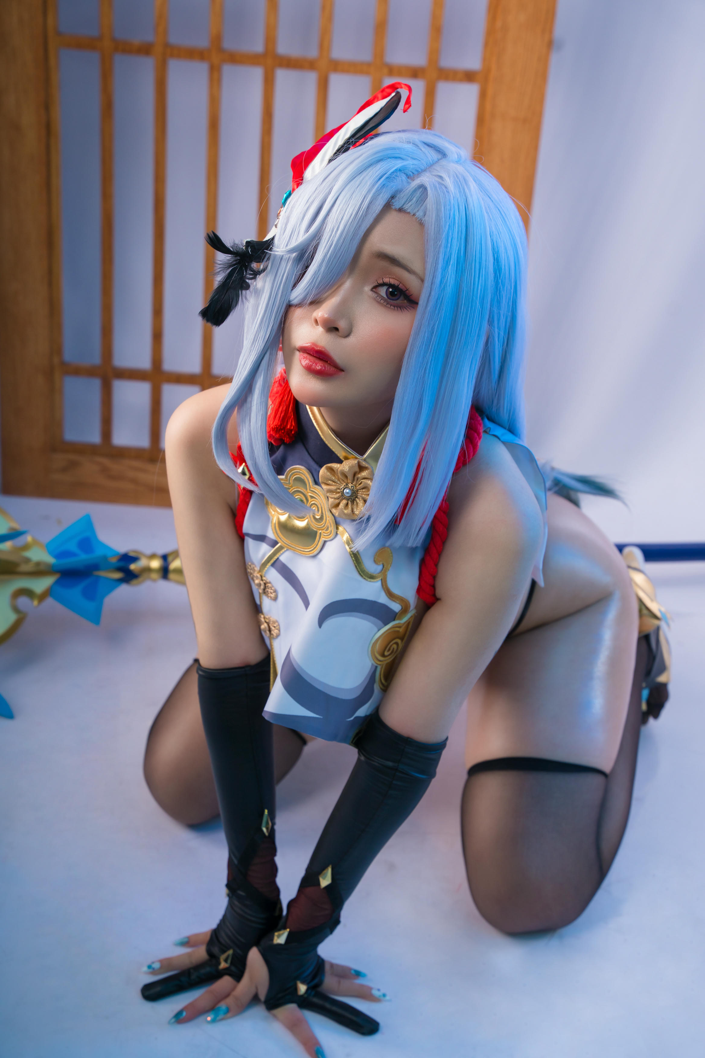 越南coser-Umeko J NO.101 Shenhe Genshin Impact [146P6V 1.89GB]-Pic_第2集