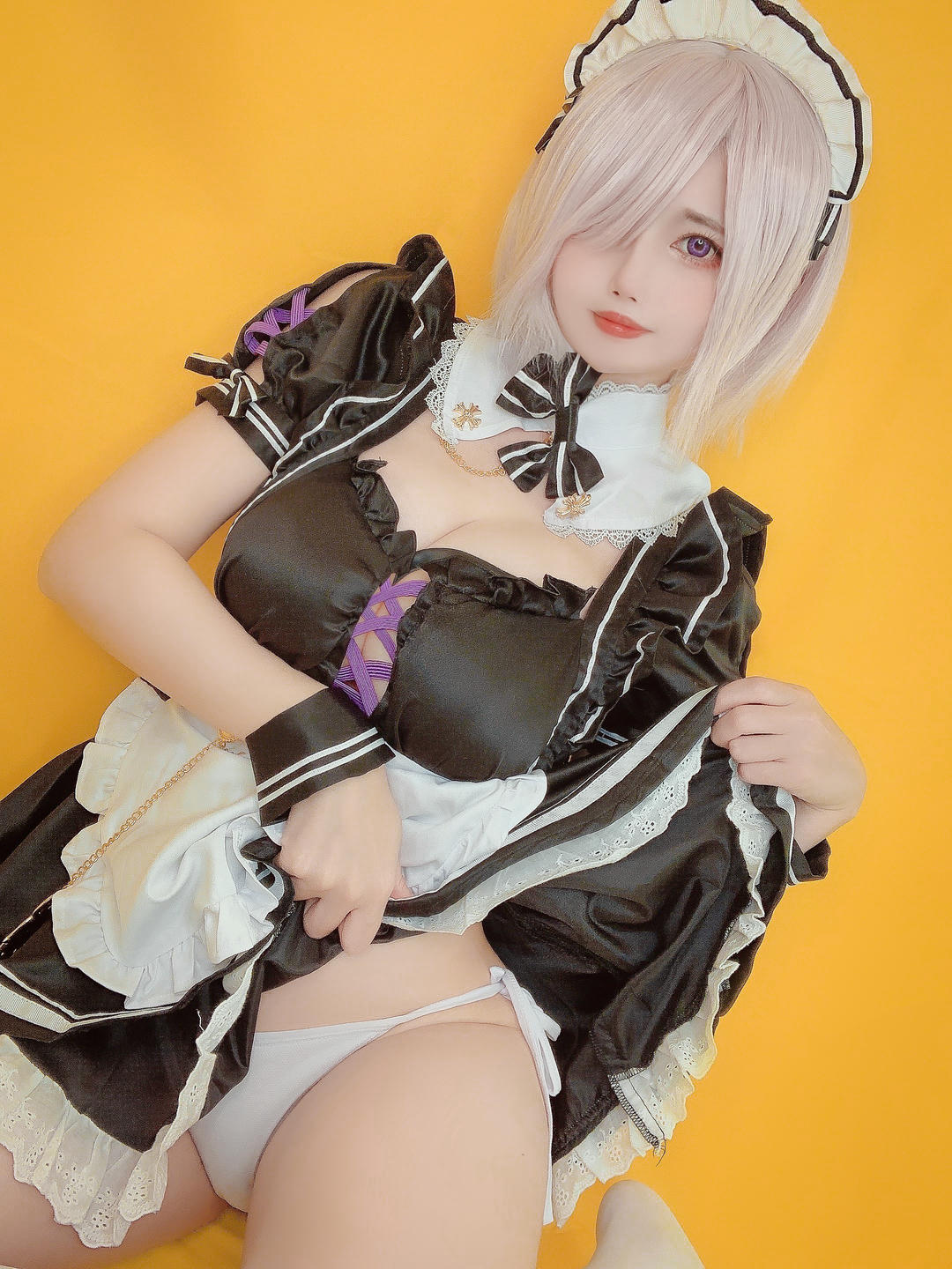日本coser-Uriうり-Fantia-2021-09-12 マシュメイド💜11sheets_第1集