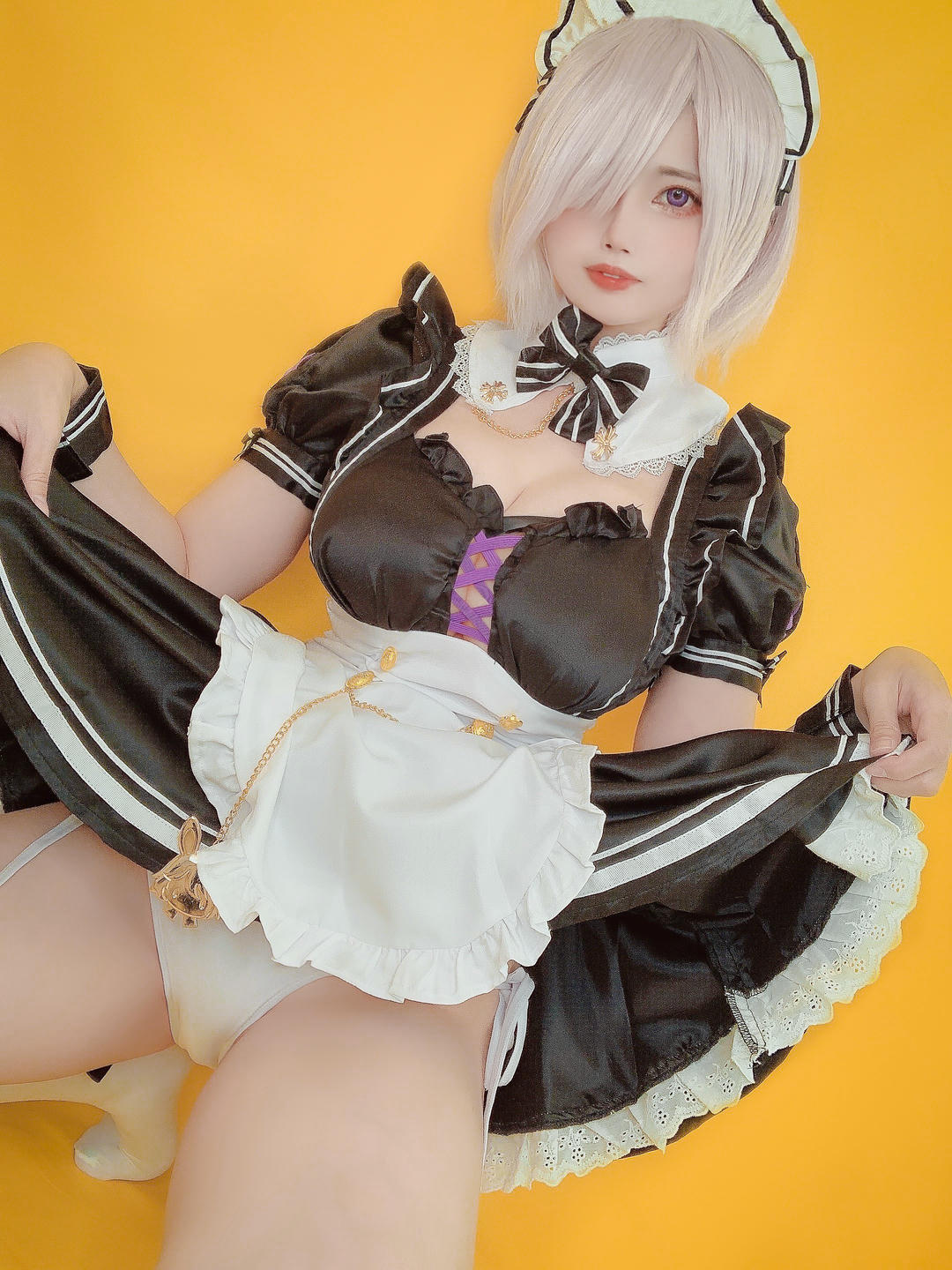 日本coser-Uriうり-Fantia-2021-09-12 マシュメイド💜11sheets_第1集