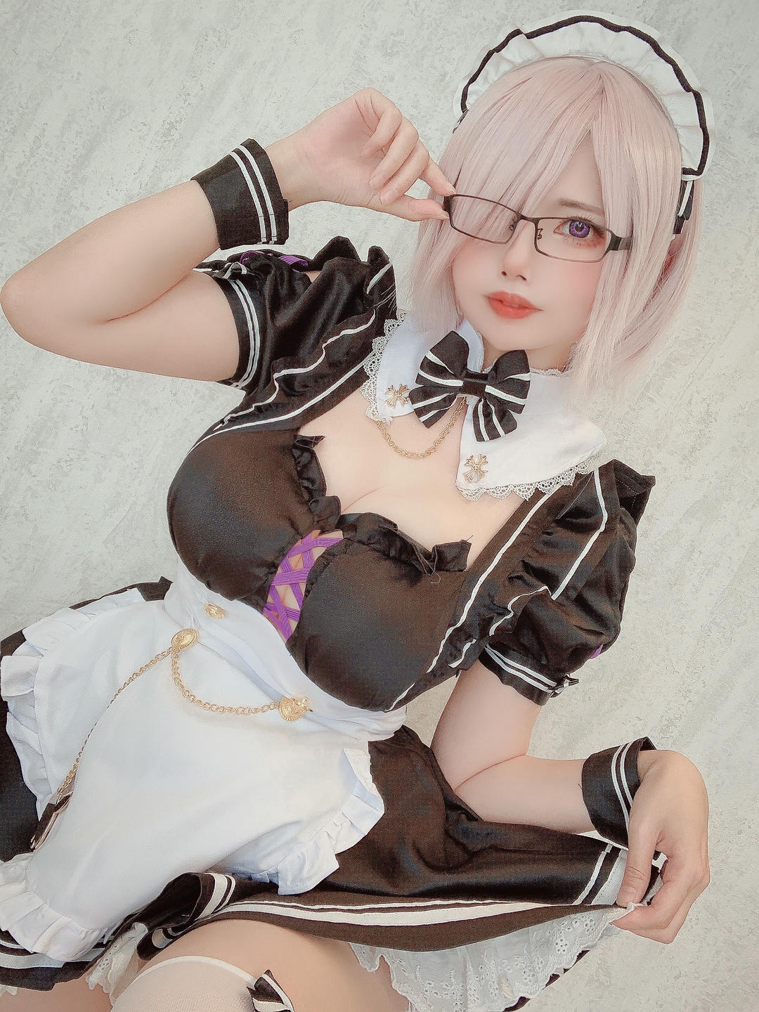 日本coser-Uriうり-Fantia-2021-09-12 マシュメイド💜11sheets_第1集
