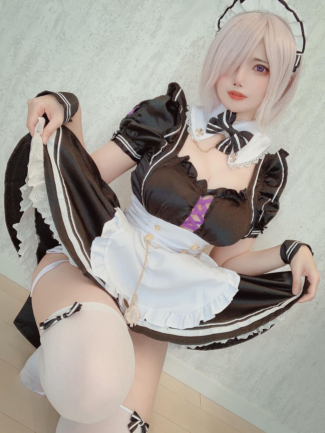 日本coser-Uriうり-Fantia-2021-09-12 マシュメイド💜11sheets_第1集