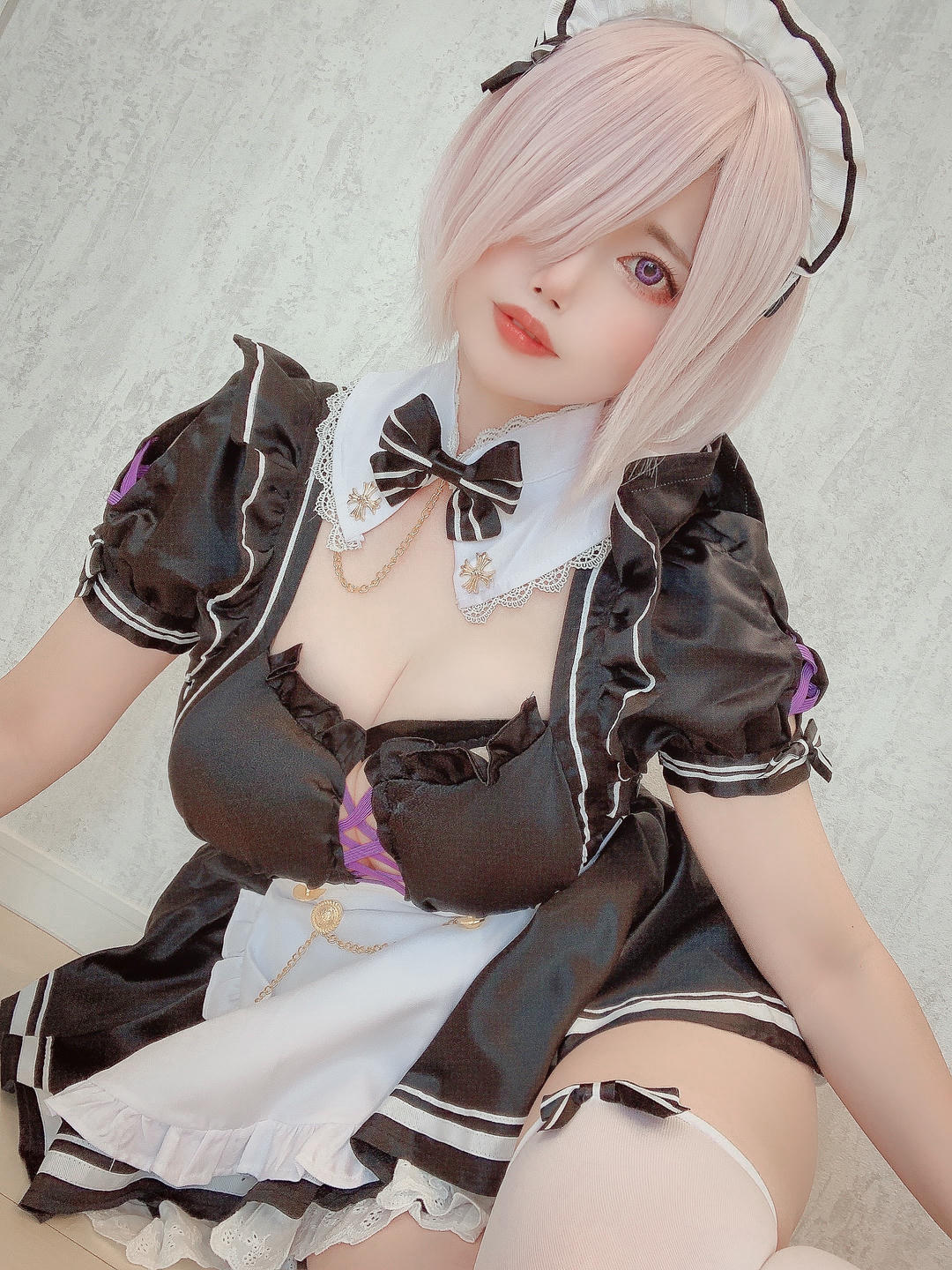 日本coser-Uriうり-Fantia-2021-09-12 マシュメイド💜11sheets_第1集