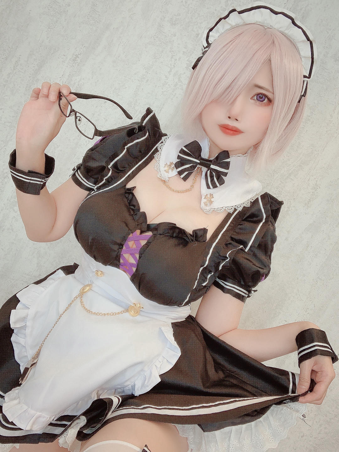 日本coser-Uriうり-Fantia-2021-09-12 マシュメイド💜11sheets_第1集