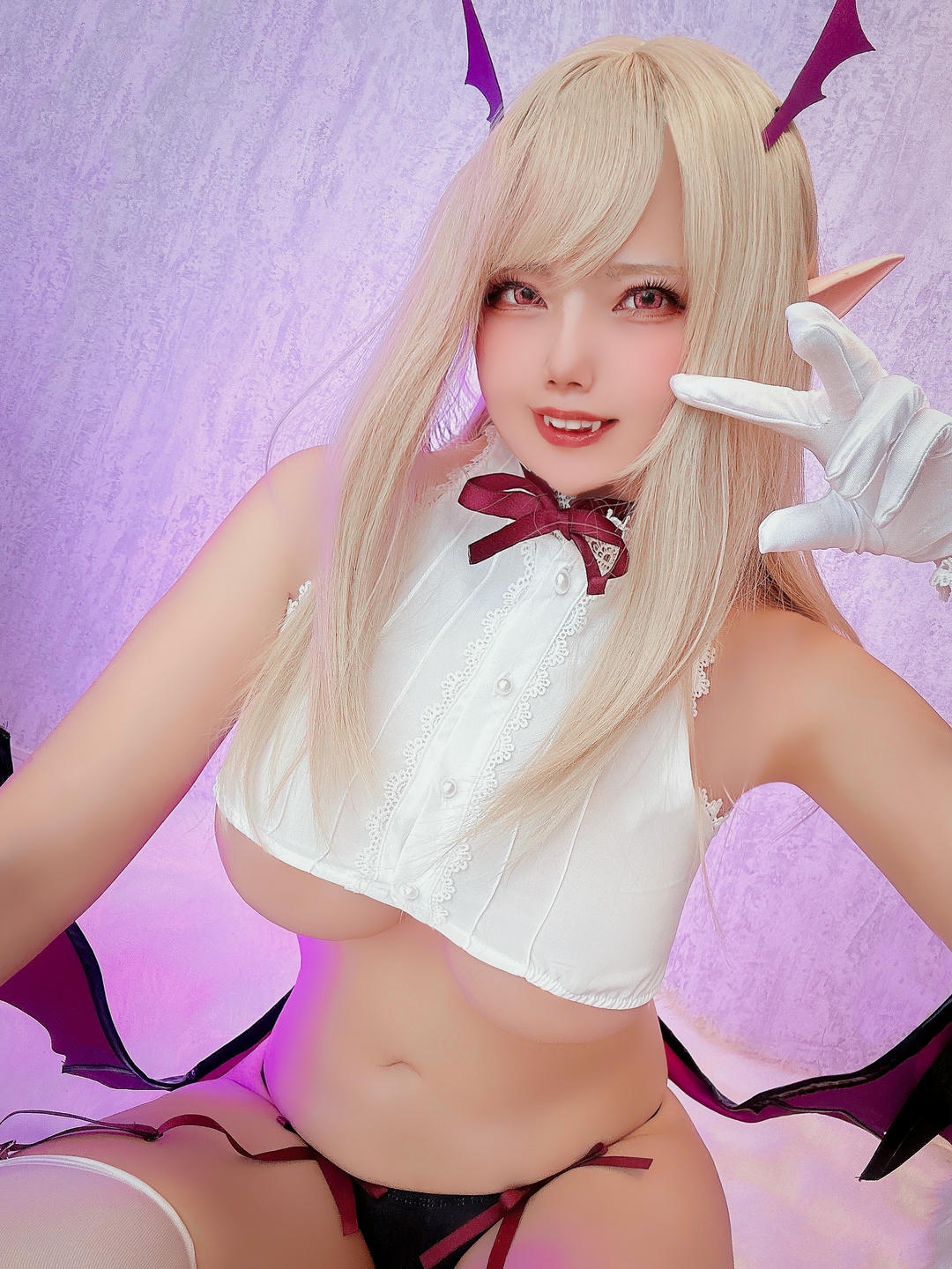 日本coser-Uriうり-Fantia-2023-03-19 下乳褐色ヴァンパイア🦇30sheets_第1集