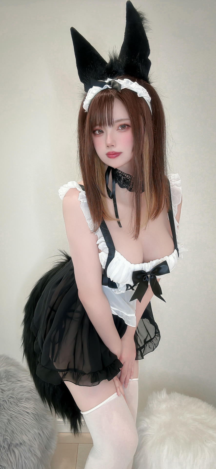 日本coser-Uriうり-Fantia-2023-05-14 オオカミメイドちゃん🐺🖤23sheets_第2集