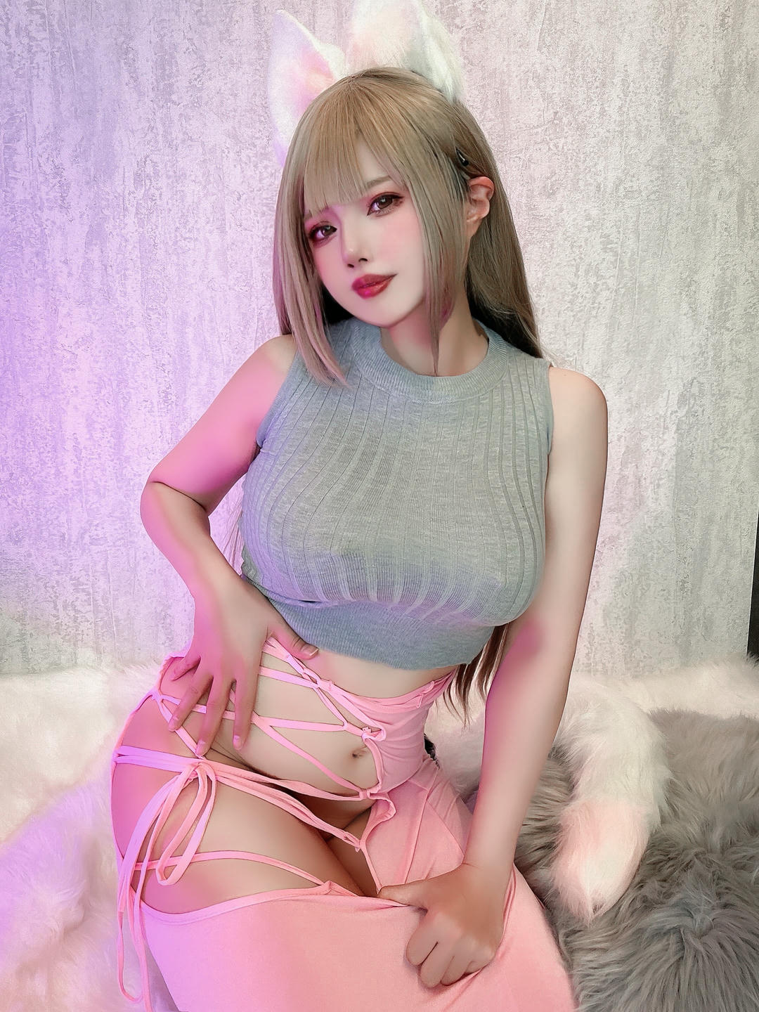 日本coser-Uriうり-Fantia-2023-10-18 ハロウィン白猫ちゃん🐈🤍14sheets_第1集