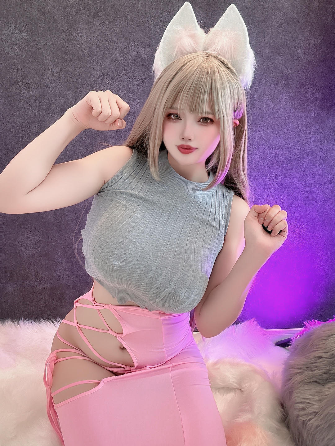 日本coser-Uriうり-Fantia-2023-10-20 ハロウィン白猫ちゃん🐈🤍5sheets_第1集