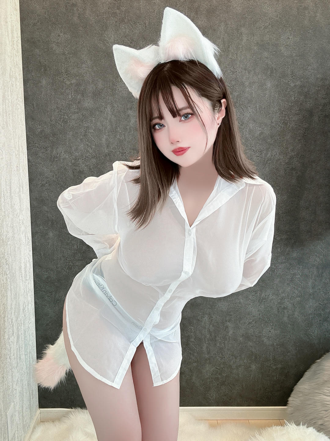 日本coser-Uriうり-Fantia-2024-03-30 彼シャツ猫彼女_第1集